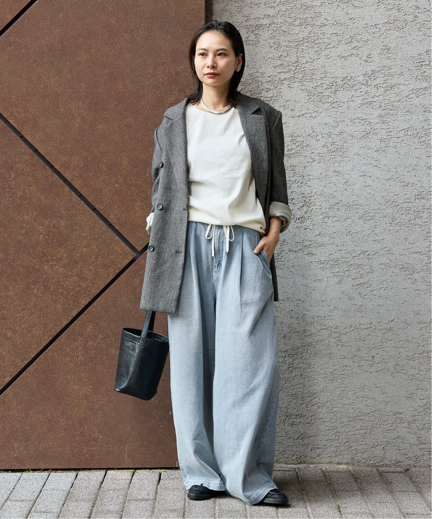 2タックデニムイージーパンツ（デニムパンツ・ジーンズ）｜JOURNAL