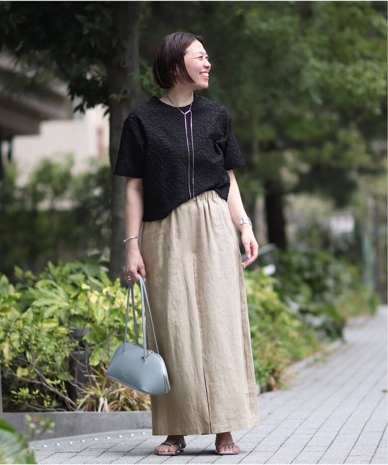 完全受注生産】《追加》SO リネンタックキュロット（その他パンツ  