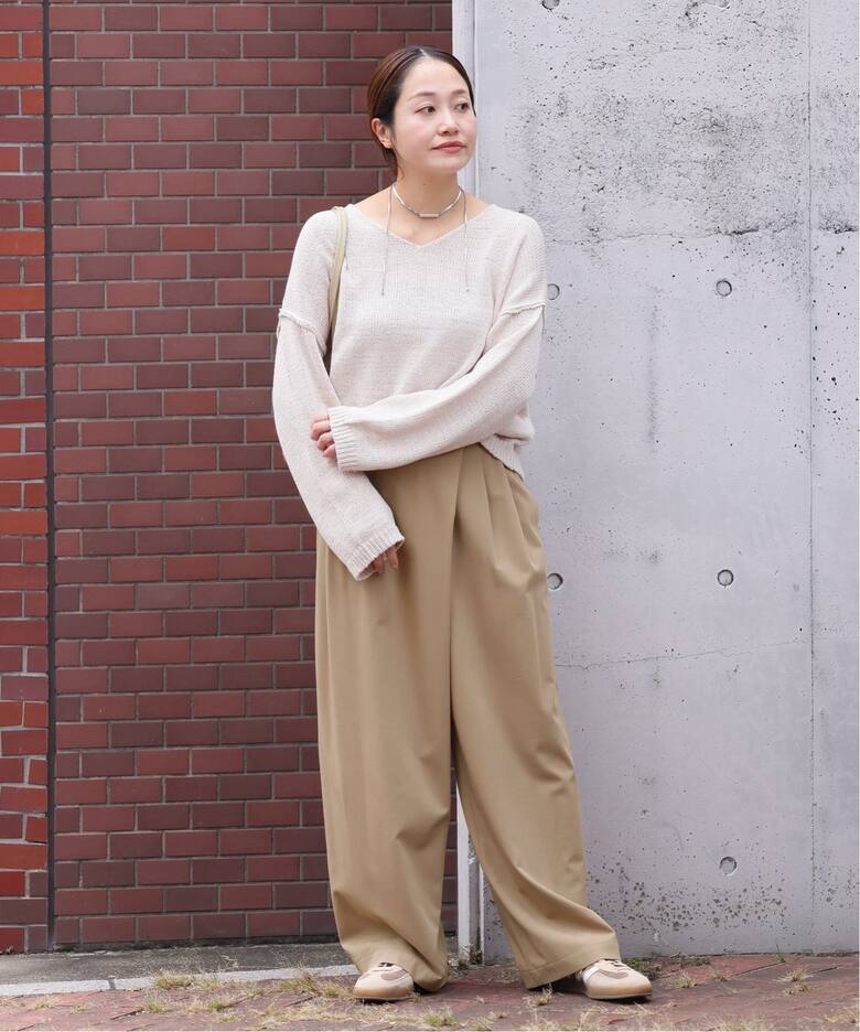 洗える】タックコクーンスラックスパンツ（スラックス）｜JOURNAL 