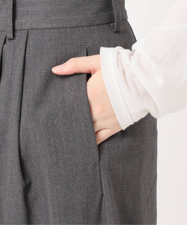 洗える】タックコクーンスラックスパンツ（スラックス）｜JOURNAL 