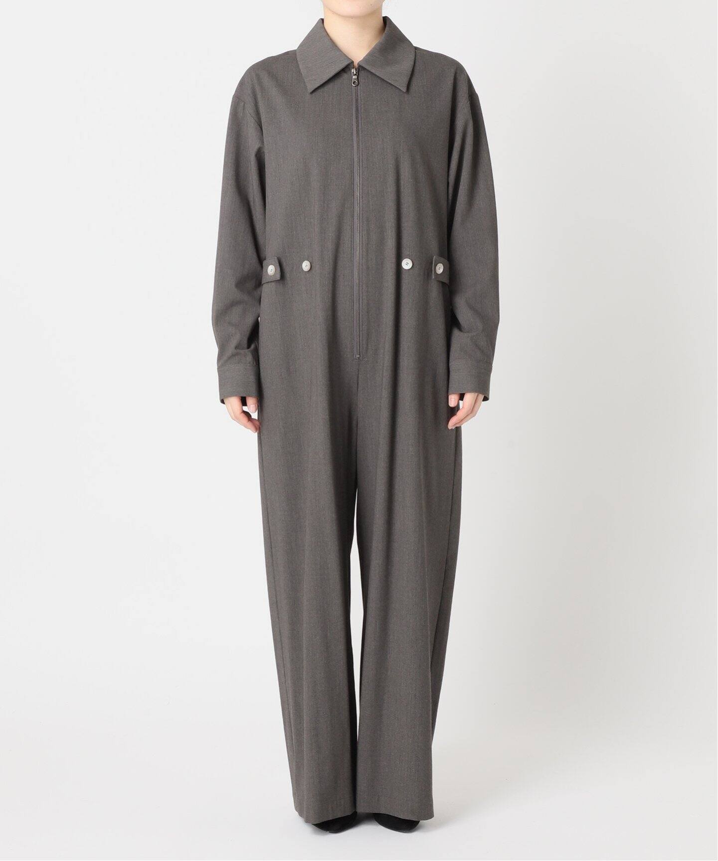 ソモウライクジップオールインワン（つなぎ／オールインワン  