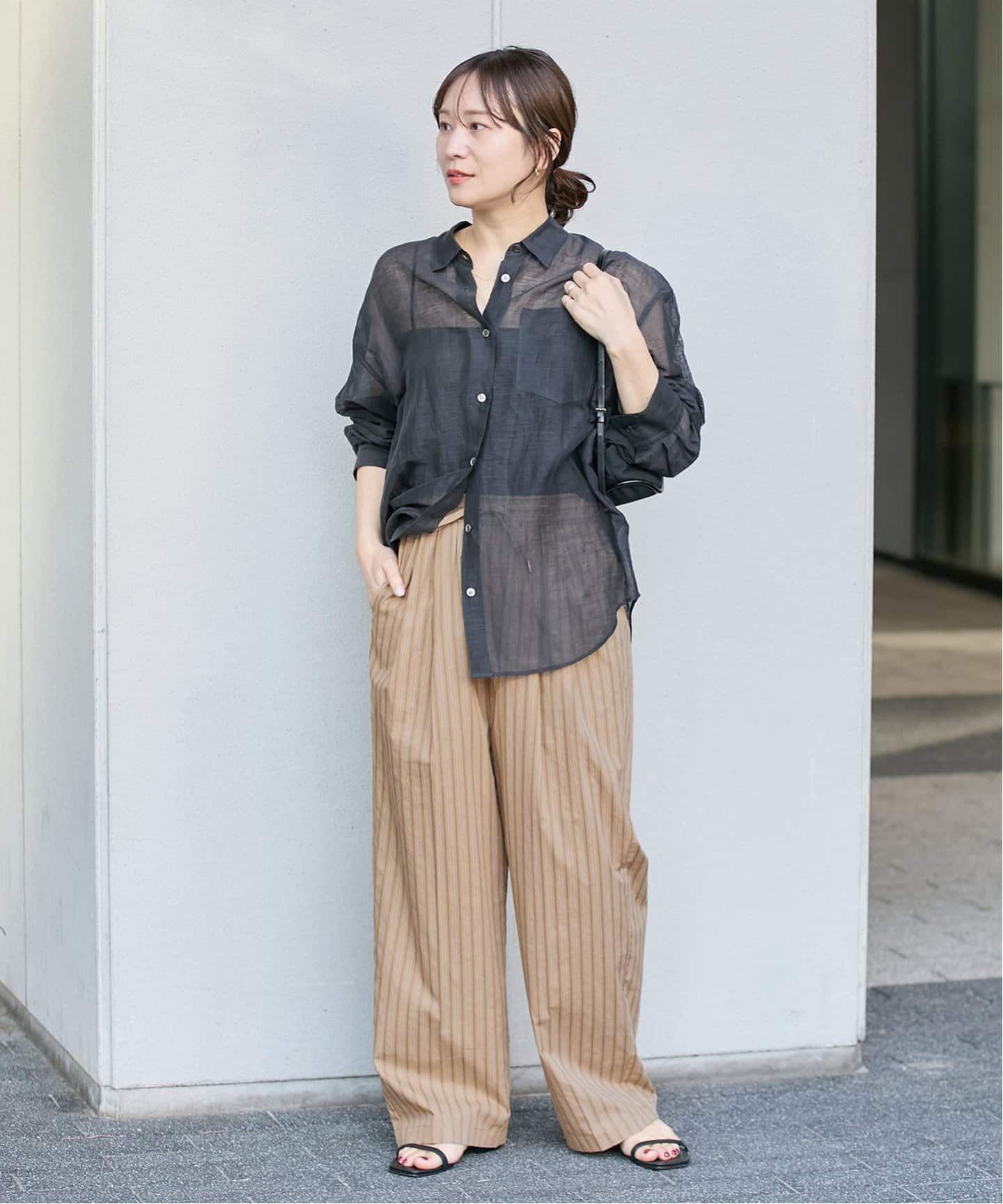 今季完売　JOURNAL STANDARD ストライプクロスラフパンツ ストライプクロスラフパンツ（その他パンツ）｜JOURNAL STANDARD