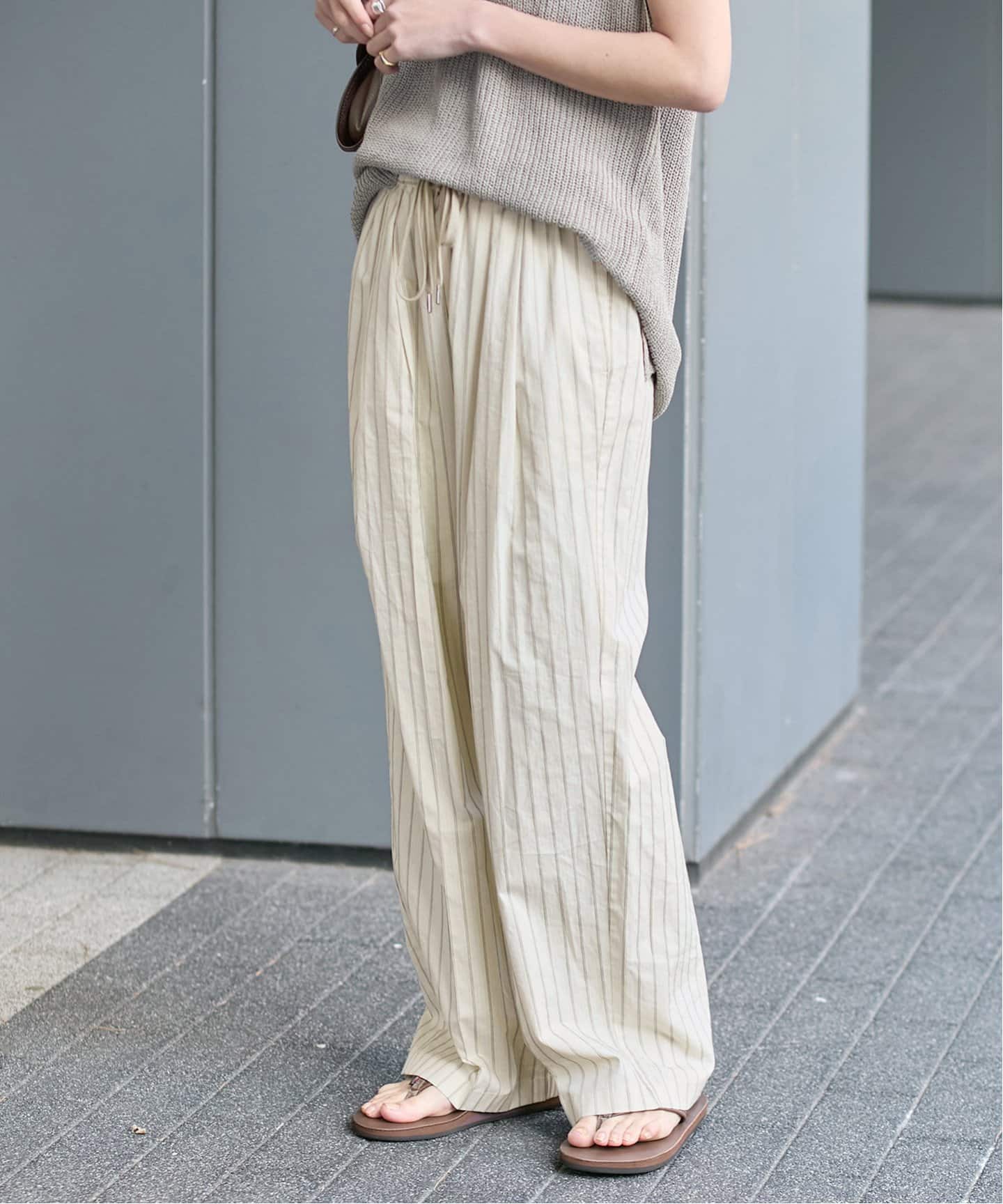 JOURNAL STANDARD｜ストライプクロスラフパンツ | Rakuten