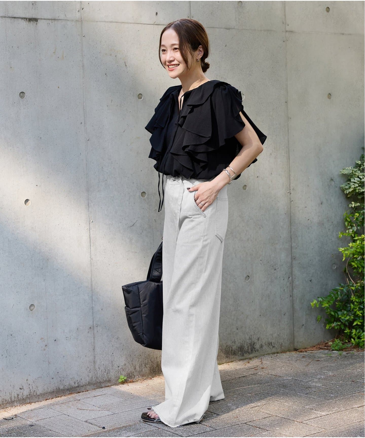 【JOURNAL STANDARD】ウエストベルトデニムパンツ ウエストベルトデニムパンツ（デニムパンツ・ジーンズ