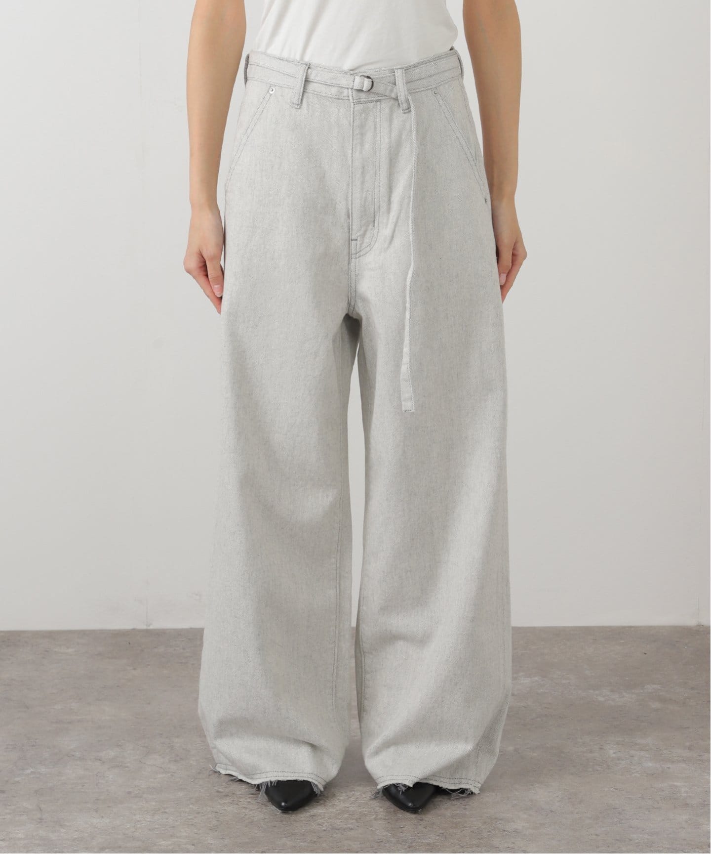 【JOURNAL STANDARD】ウエストベルトデニムパンツ ウエストベルトデニムパンツ（デニムパンツ・ジーンズ