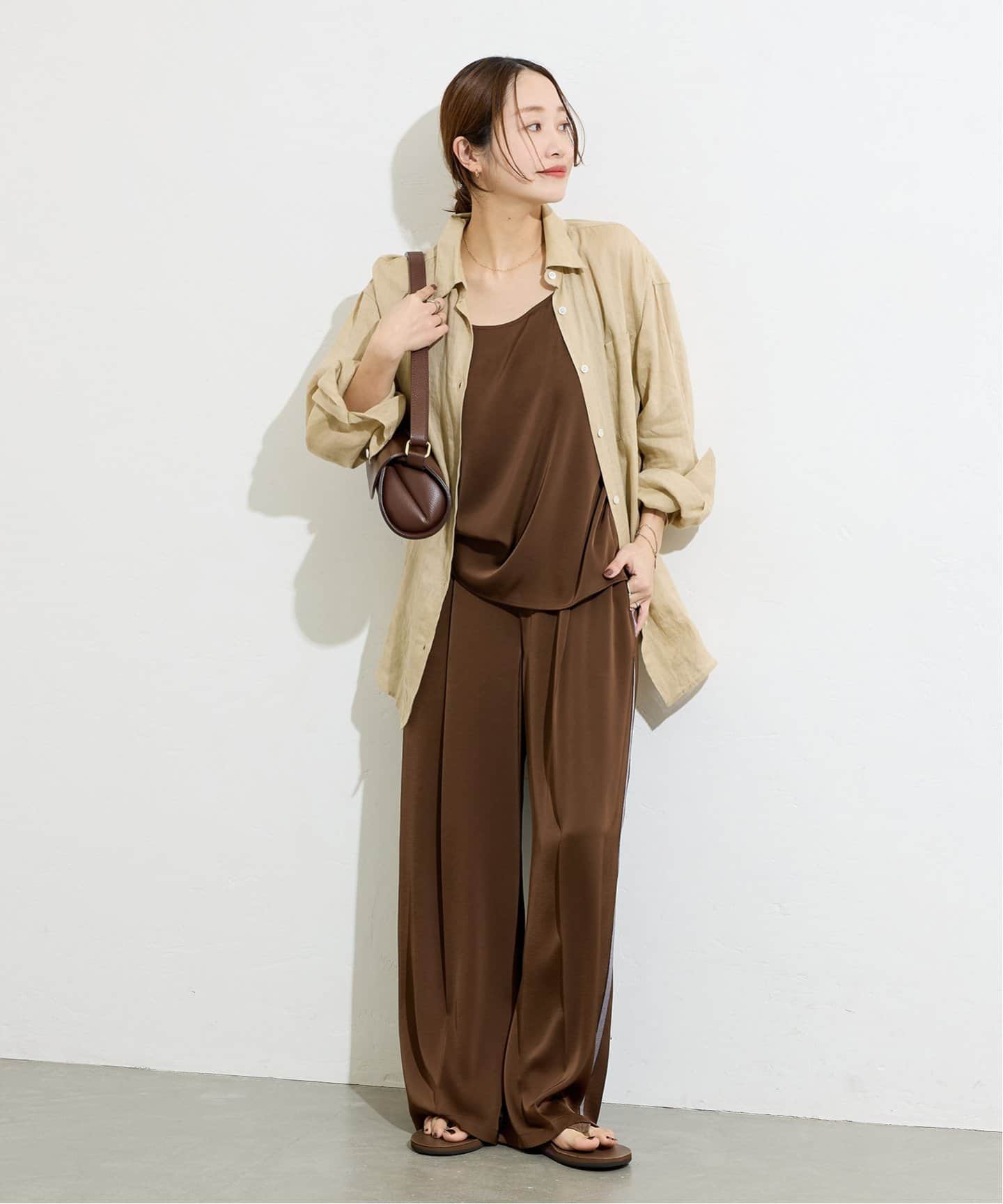 追加》【＆FUNCTION】【接触冷感/洗える】マットサテンワイド