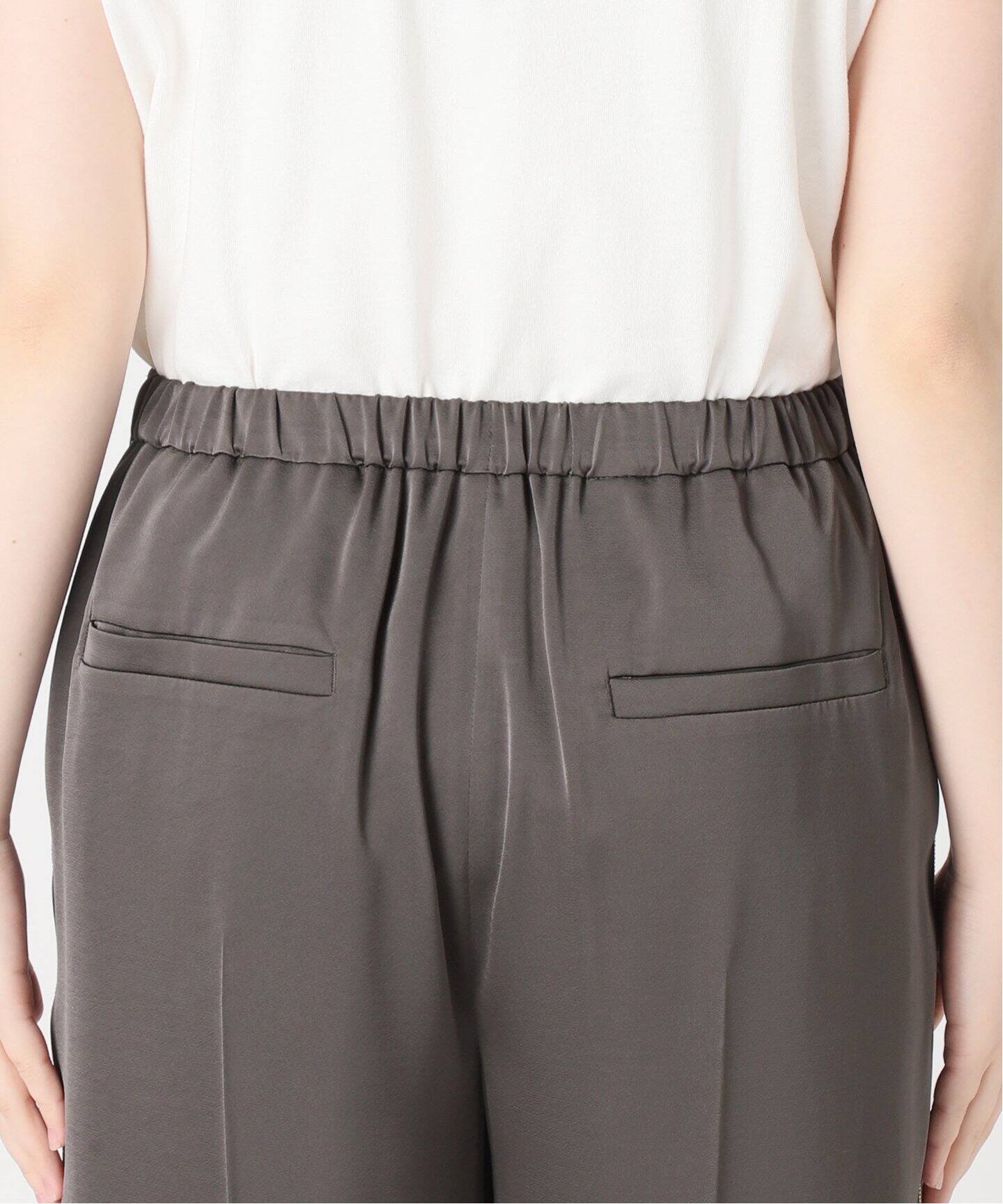 JOURNAL STANDARD 【接触冷感/洗える】マットサテンワイドパンツ 追加》【＆FUNCTION】【接触冷感/洗える】マットサテンワイド