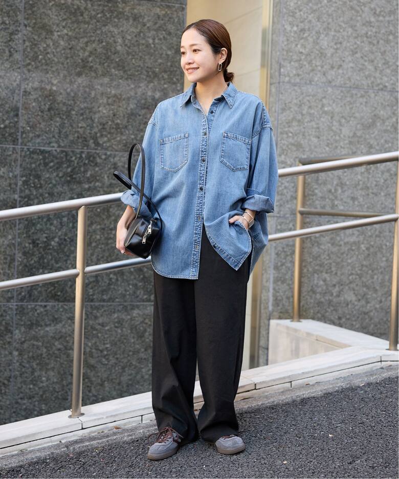 追加2》ウォッシャブルコットンリネンVIS ストレートパンツ（その他  