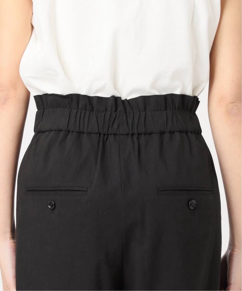 追加2》ウォッシャブルコットンリネンVIS ストレートパンツ（その他  