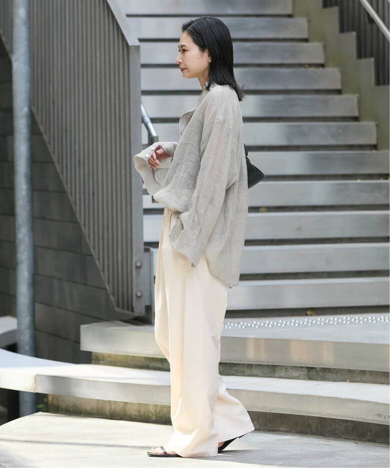 25年 ジャーナルスタンダード ウォッシャブルコットンリネンVISワイド  