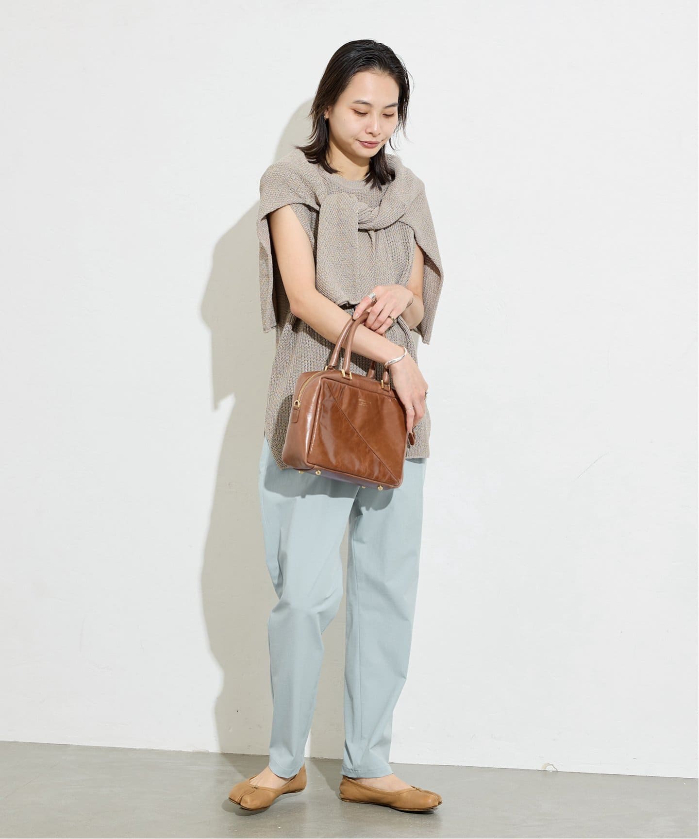JOURNAL STANDARD ストレッチテーパードパンツ【36】 ジャーナルスタンダード JOURNAL STANDARD リネンナイロン