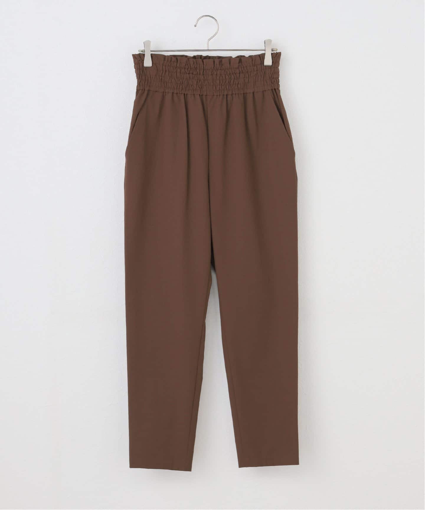 極美品　ジャーナルスタンダード　リネンナイロンストレッチテーパードパンツ25SS セール】《追加3》【撥水/接触冷感/洗える/UV】リネンナイロン