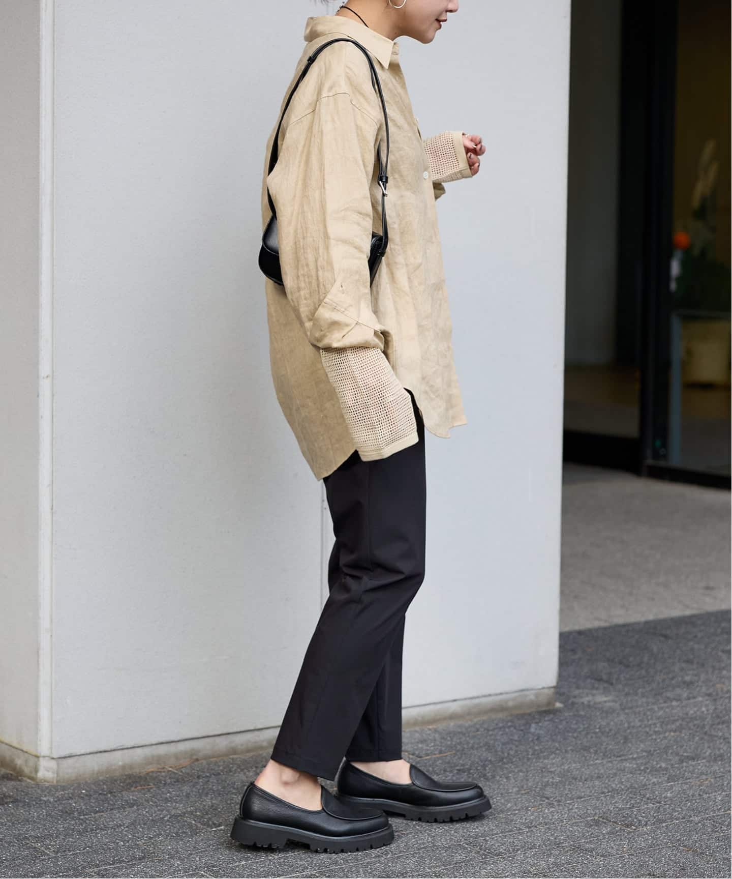 追加4》【撥水/接触冷感/洗える/UV】リネンナイロンストレッチ