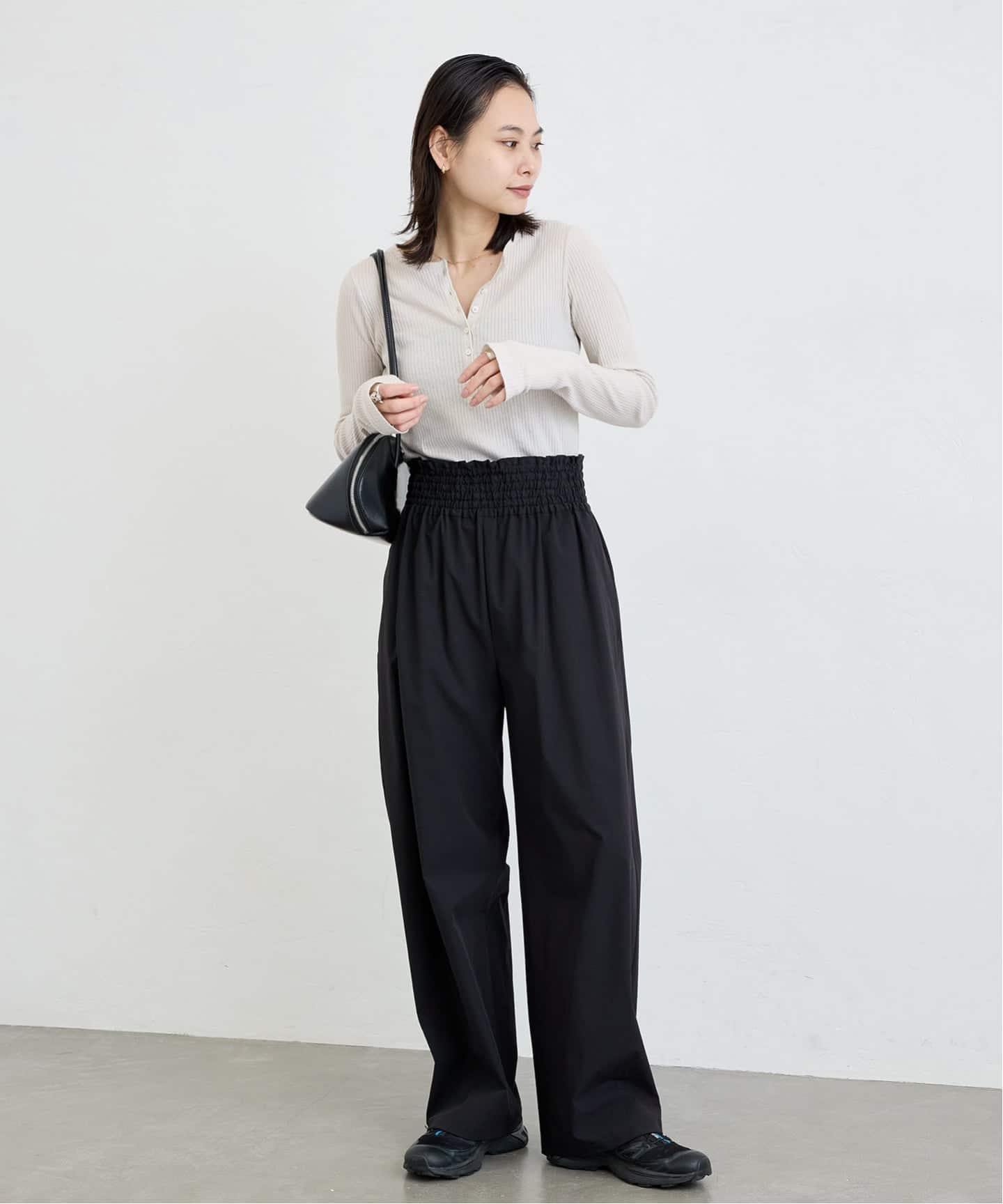 ジャーナルスタンダード　接触冷感/防しわ/撥水ナイロンストレッチワイドパンツ セール】《WEB限定追加5》【接触冷感/防しわ/洗える/撥水