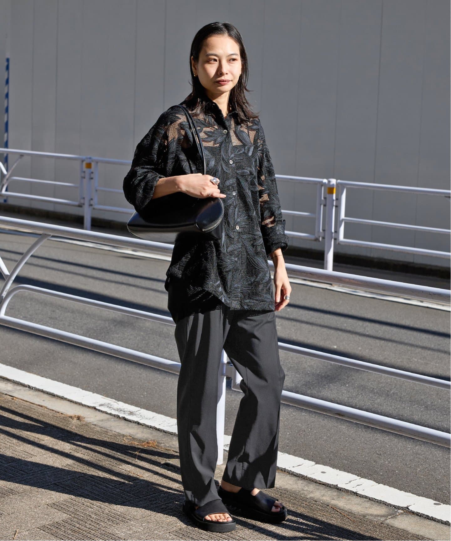 Heve ラバーパンツ　ブラック 36 Heve ラバーパンツ ブラック 36