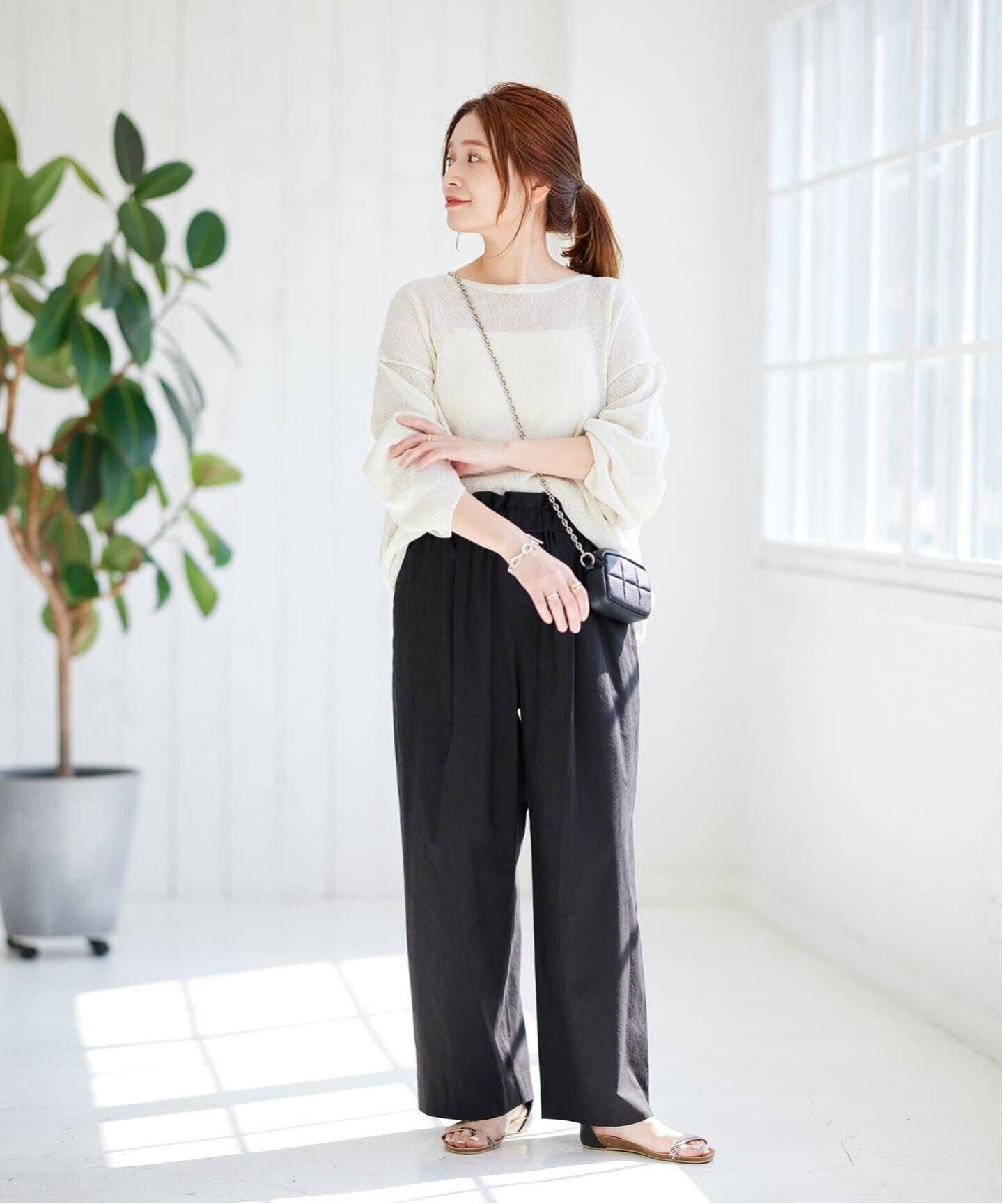 【未使用タグ付36サイズ】ウォッシャブルC/LIVIS ワイドパンツ 追加4》ウォッシャブルC/LIVIS ワイドパンツ（その他パンツ