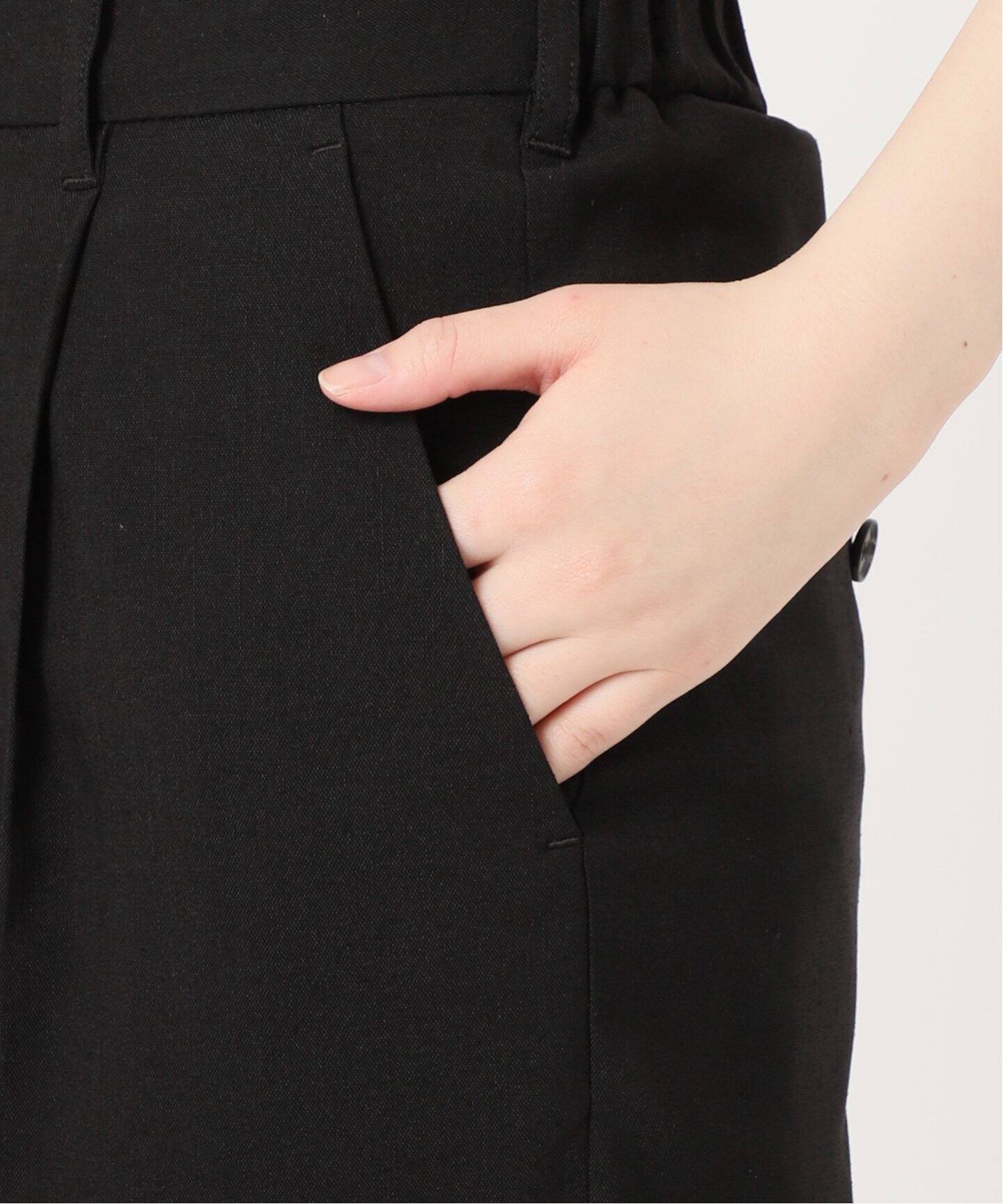 洗える】アイアスストレッチスリットパンツ（スラックス）｜JOURNAL
