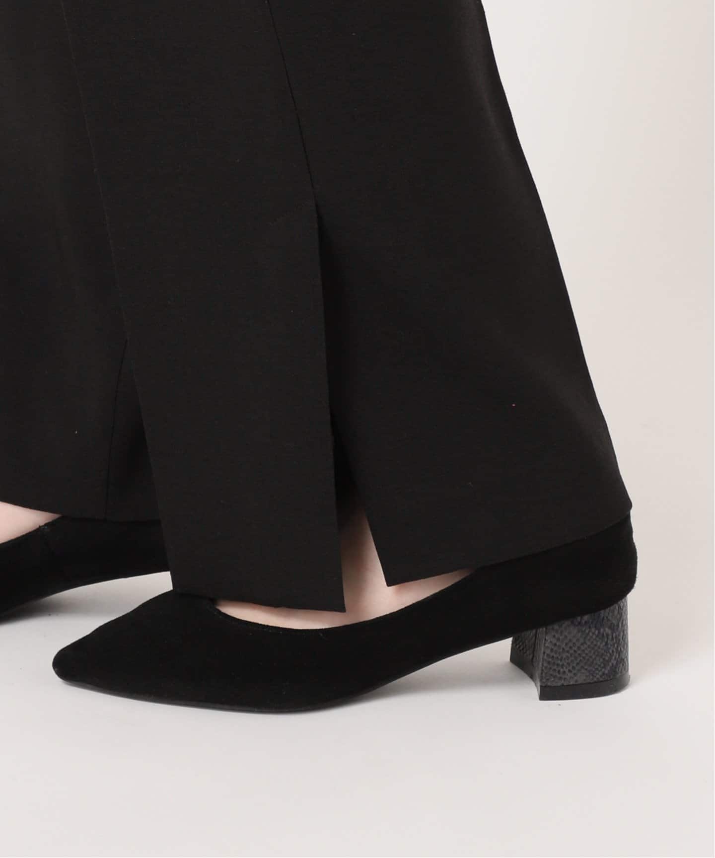 洗える】アイアスストレッチスリットパンツ（スラックス）｜JOURNAL