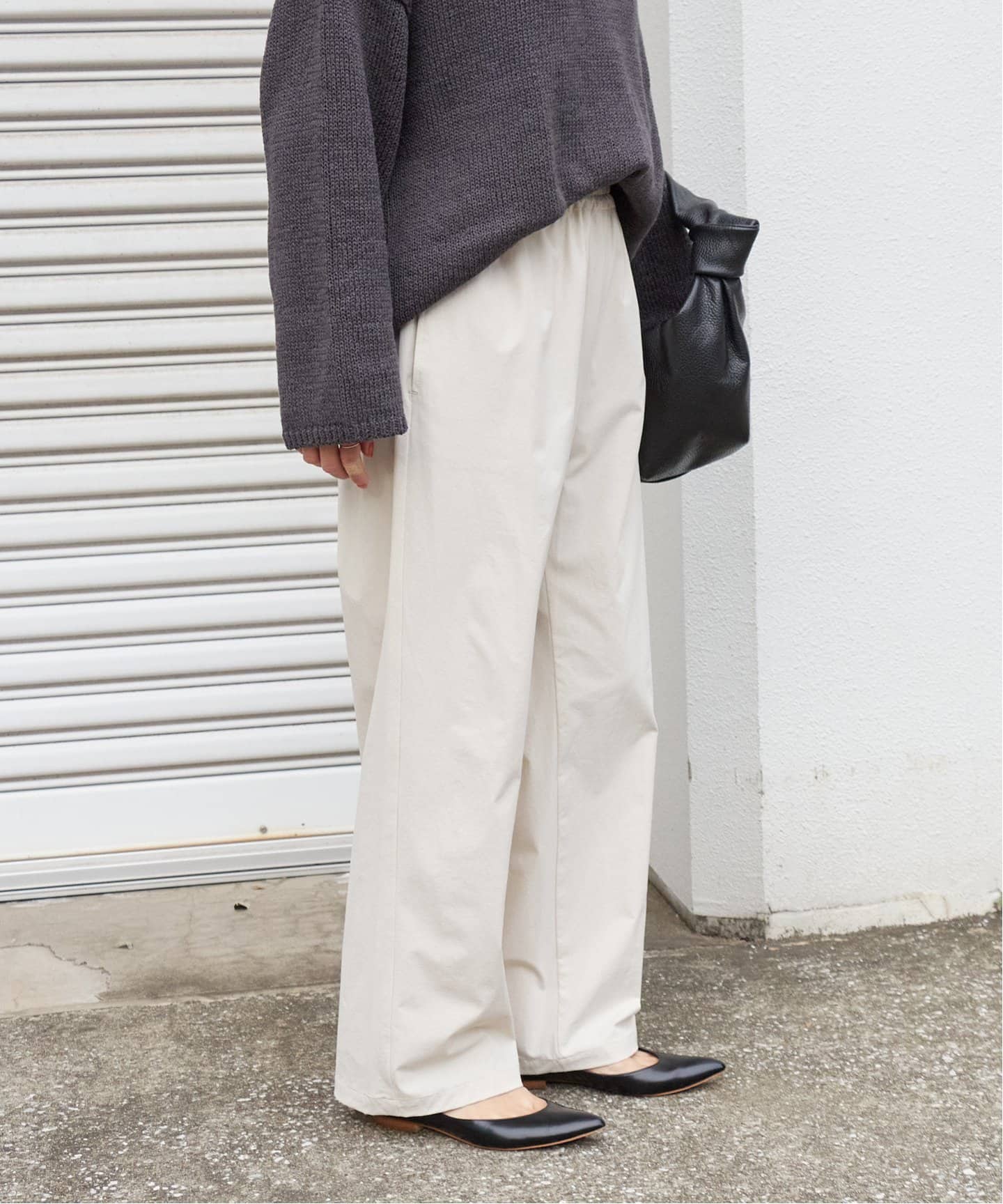 ジャーナルスタンダード　ナイロンストレッチワイドパンツ　サイズ40 追加4》ナイロンストレッチワイドパンツ（その他パンツ