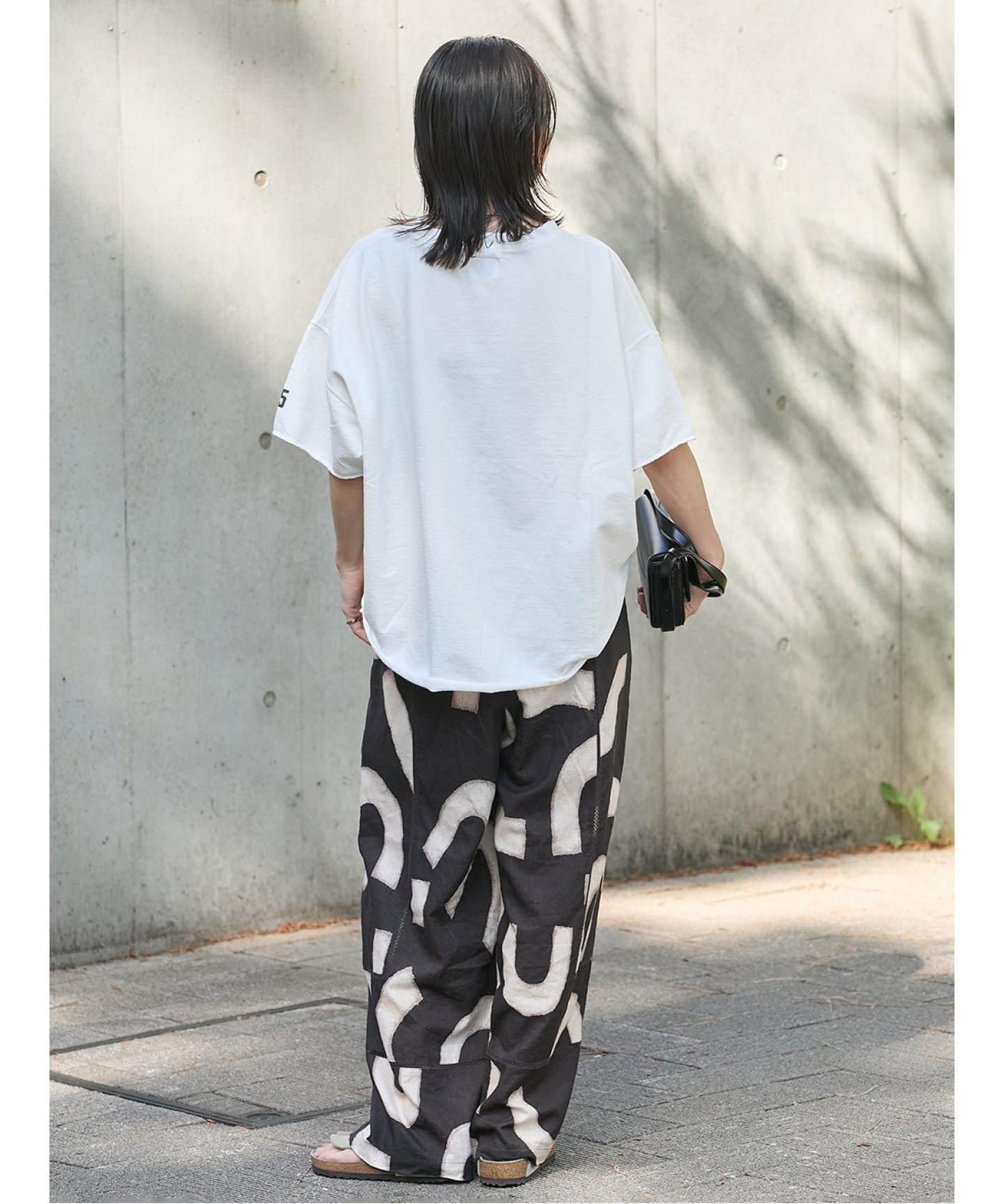 パンツ JOURNAL STANDARD 追加4》ナイロンストレッチワイドパンツ（その他パンツ