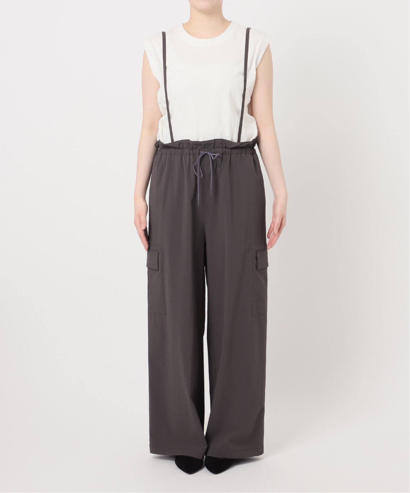 CALMERサスペンダーパンツ サスペンダー付きタックパンツ[LA47-24T003]｜URBAN RESEARCH