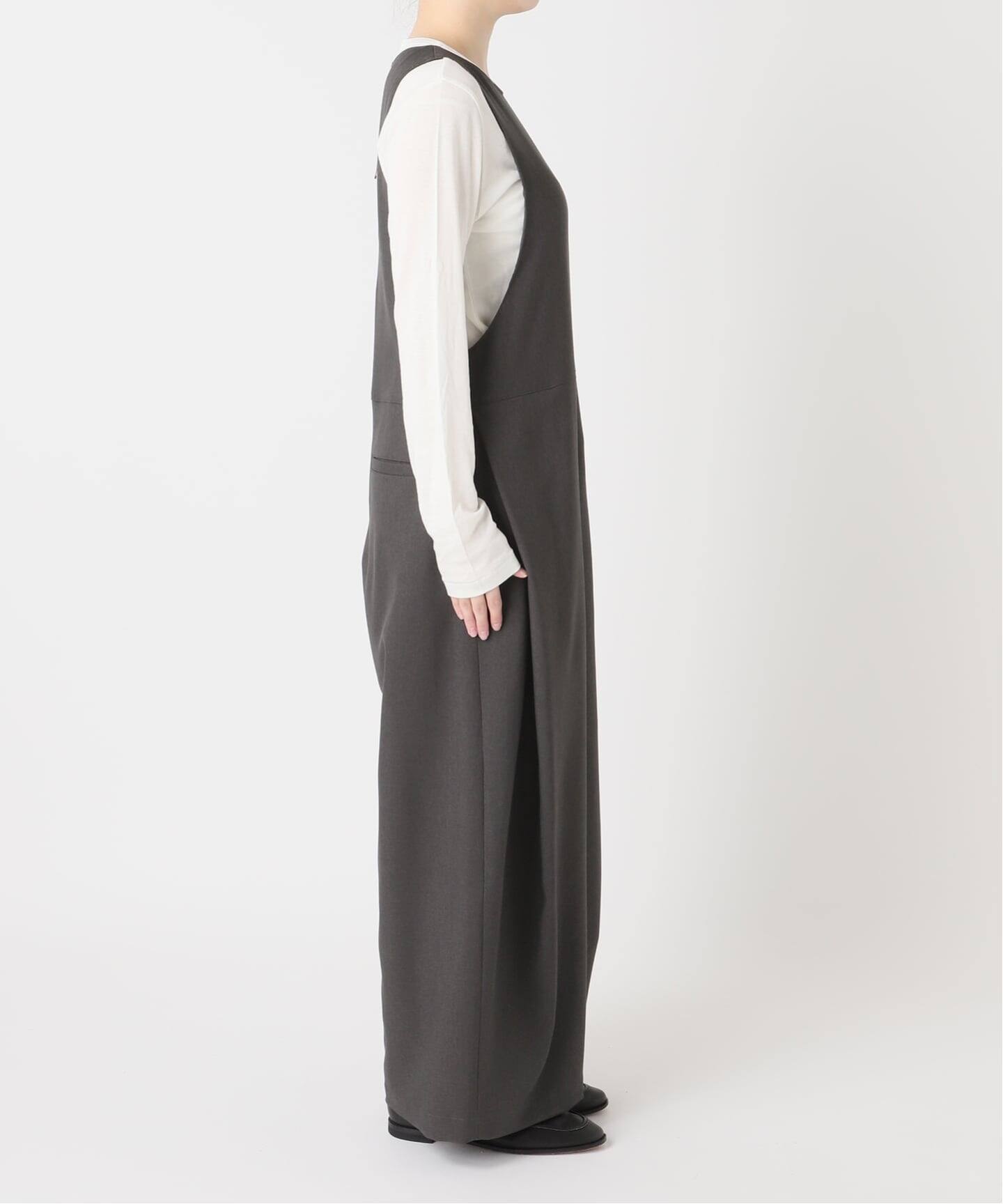 ウールライクストレッチ サロペット（サロペット／オーバーオール