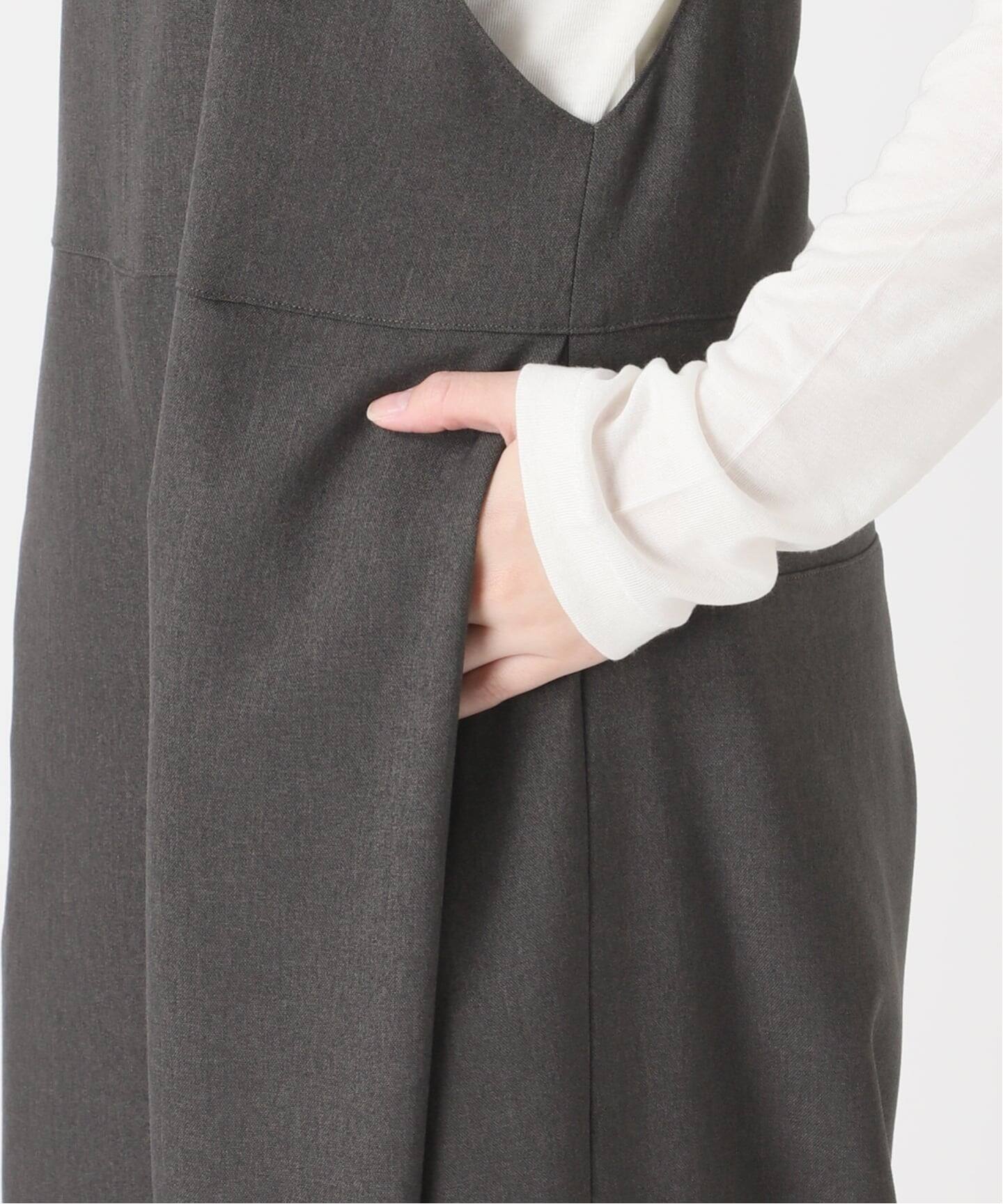 【ほぼ未使用】JOURNALSTANDARD ウールライクストレッチ サロペット ウールライクストレッチ サロペット | ジャーナルスタンダード(JOURNAL