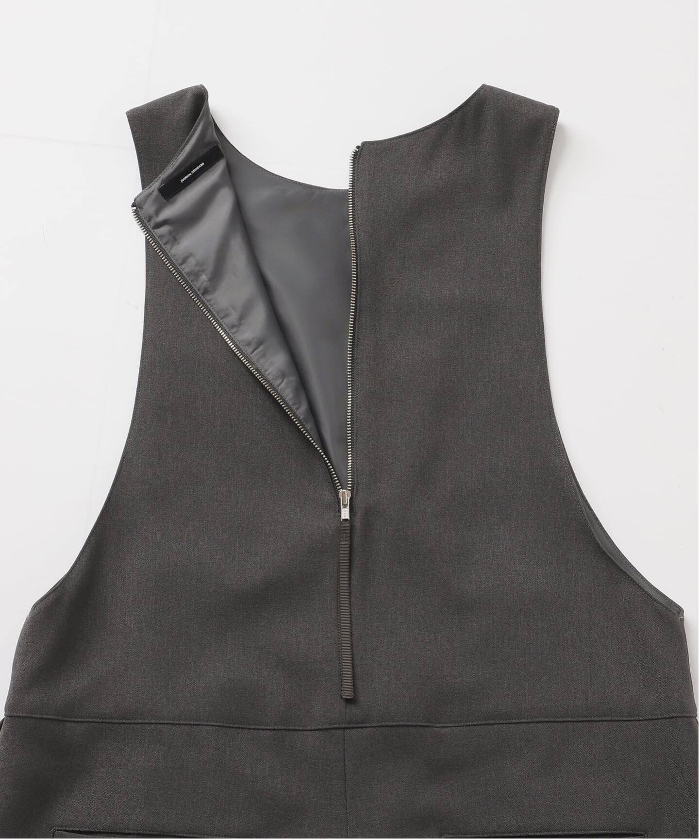 ウールライクストレッチ サロペット（サロペット／オーバーオール