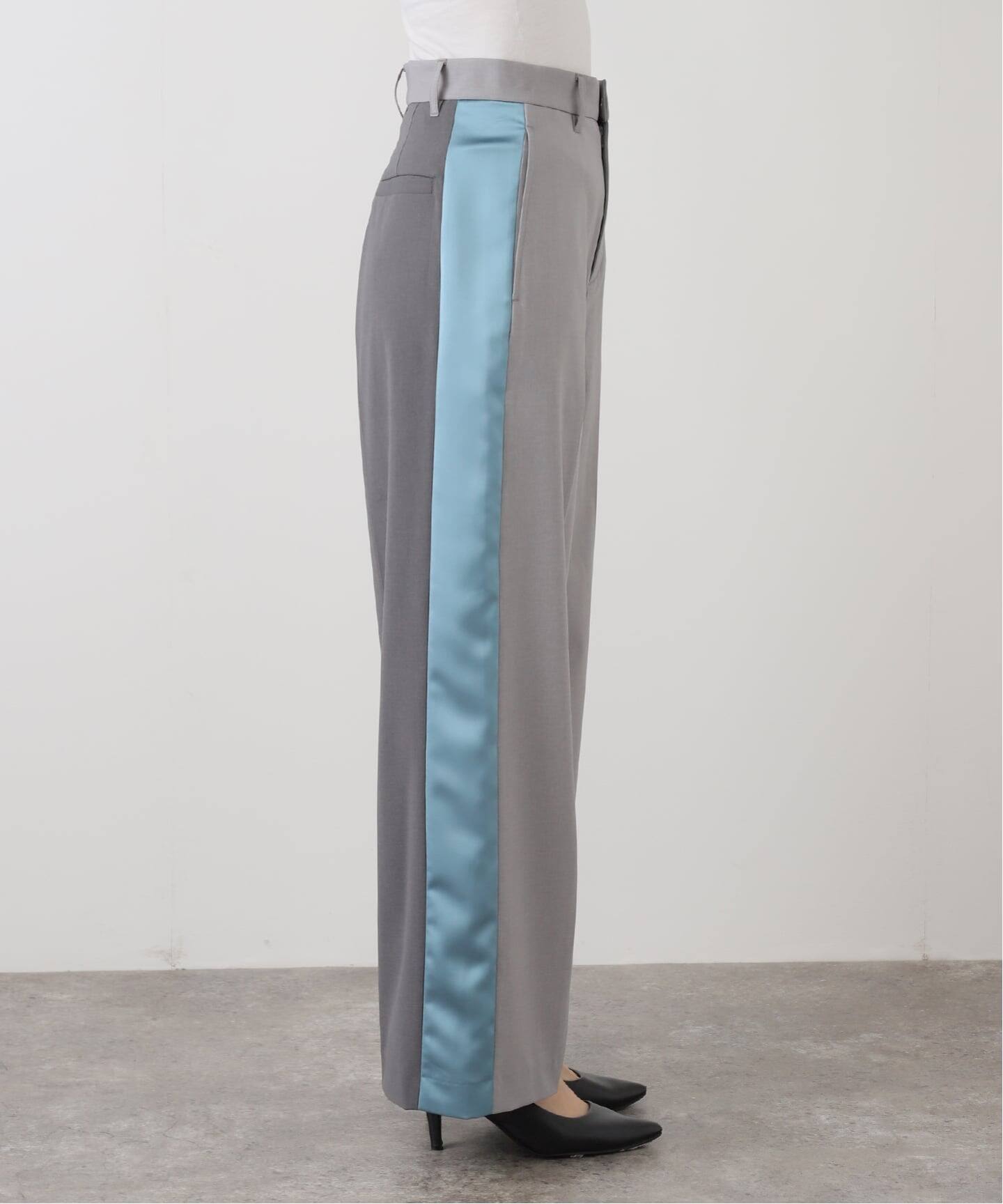 ソモウライクバイカラーラインスラックス（スラックス）｜JOURNAL