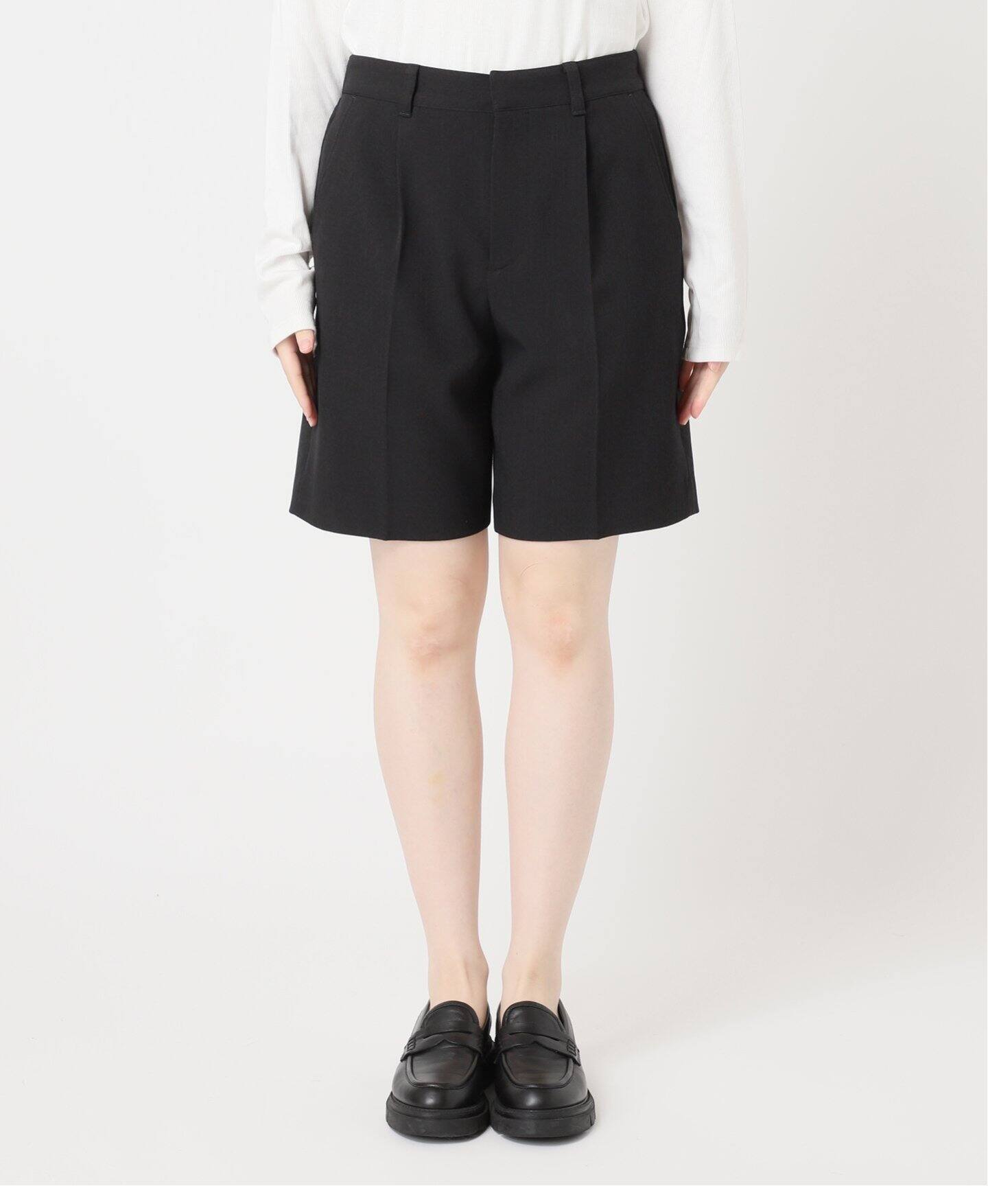 IENA ウォッシャブルウールショートパンツ ブラック ウォッシャブルウールショートパンツ(506869557) | イエナ(IENA