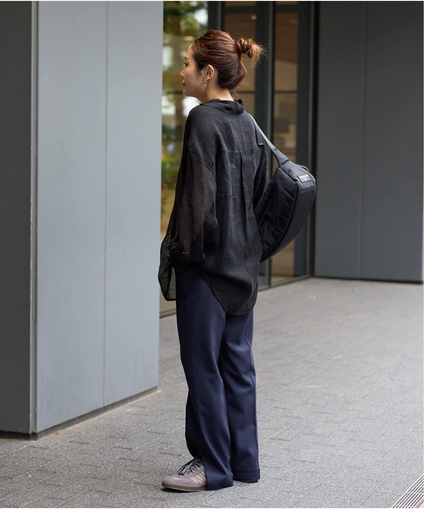 JOURNAL STANDARD relume ウォッシャブルウーリッシュツイル 予約》ウーリッシュツイルスリットパンツ（スラックス