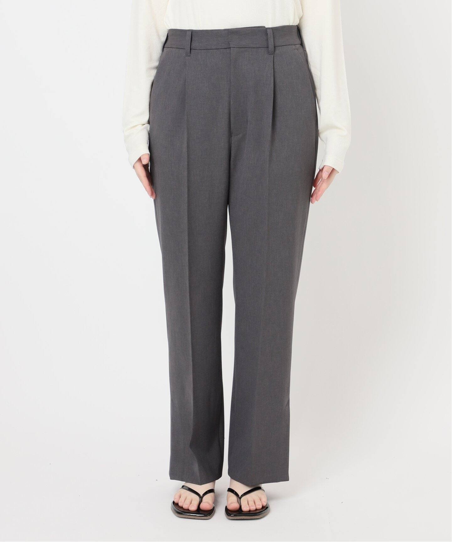 JOURNAL STANDARD relume ウォッシャブルウーリッシュツイル 予約》ウーリッシュツイルスリットパンツ（スラックス