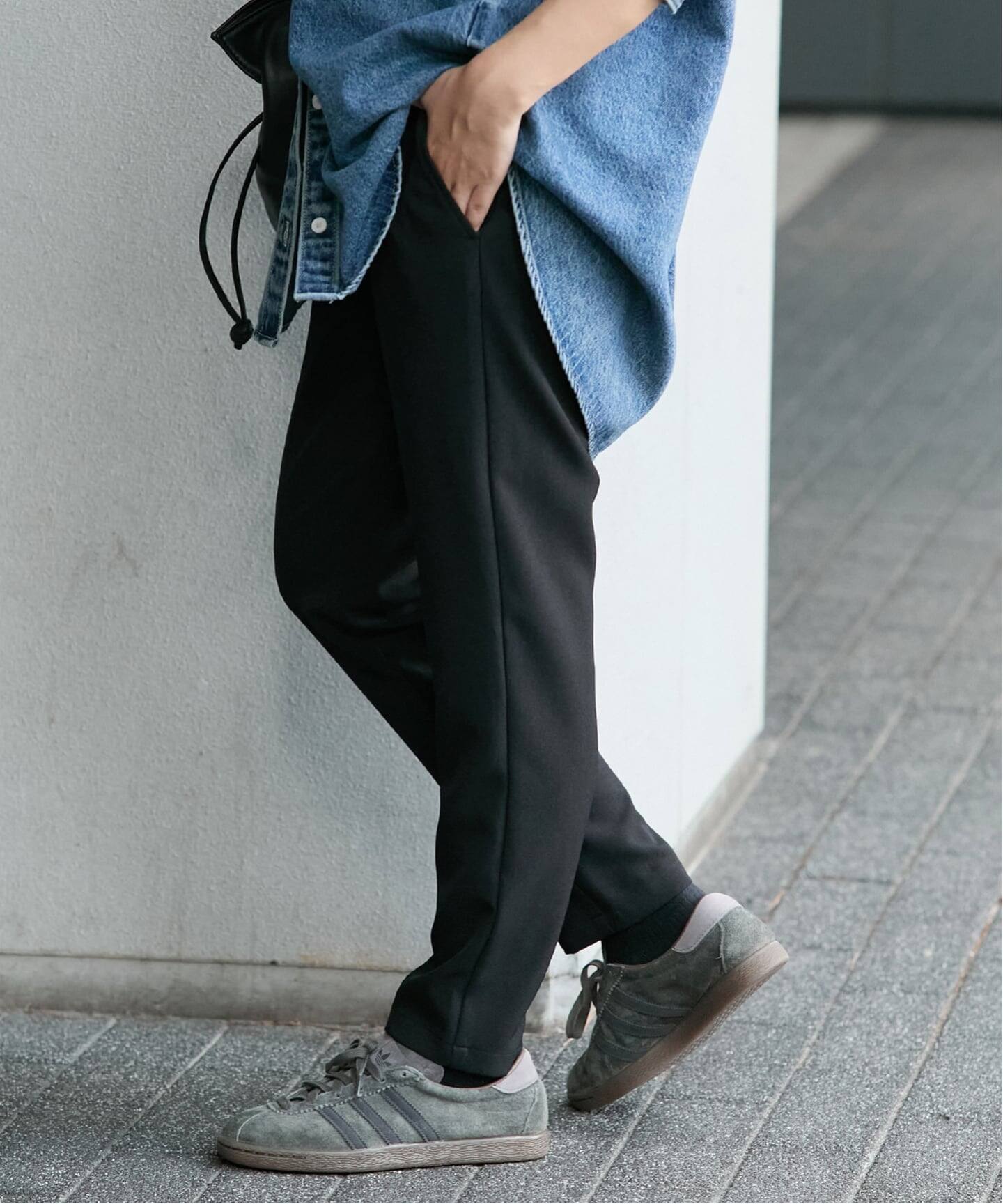 ウールライクストレッチイージーテーパードパンツ(その他パンツ ウールライクストレッチイージーテーパードパンツ(その他パンツ