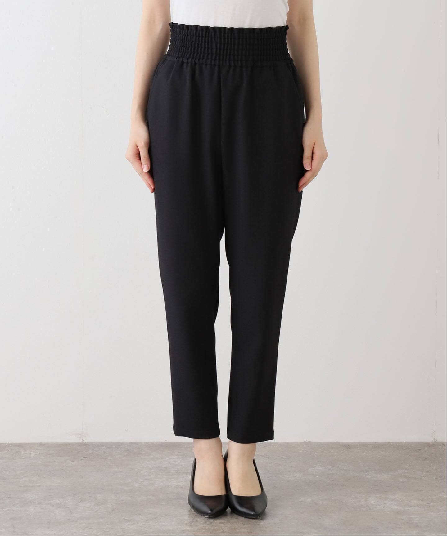 追加2》ウールライクストレッチイージーテーパードパンツ（その他