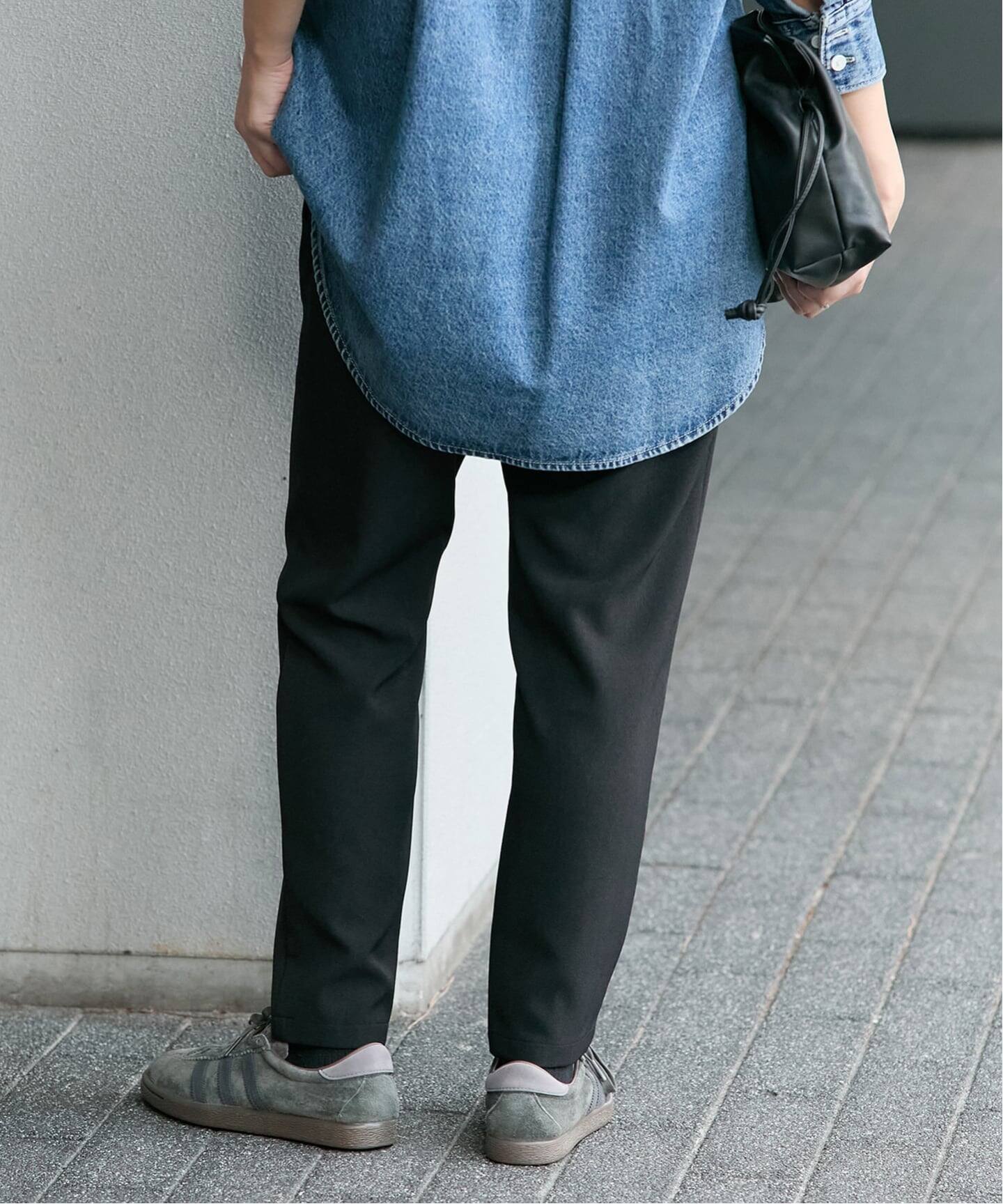 追加3》ウールライクストレッチイージーテーパードパンツ（その他