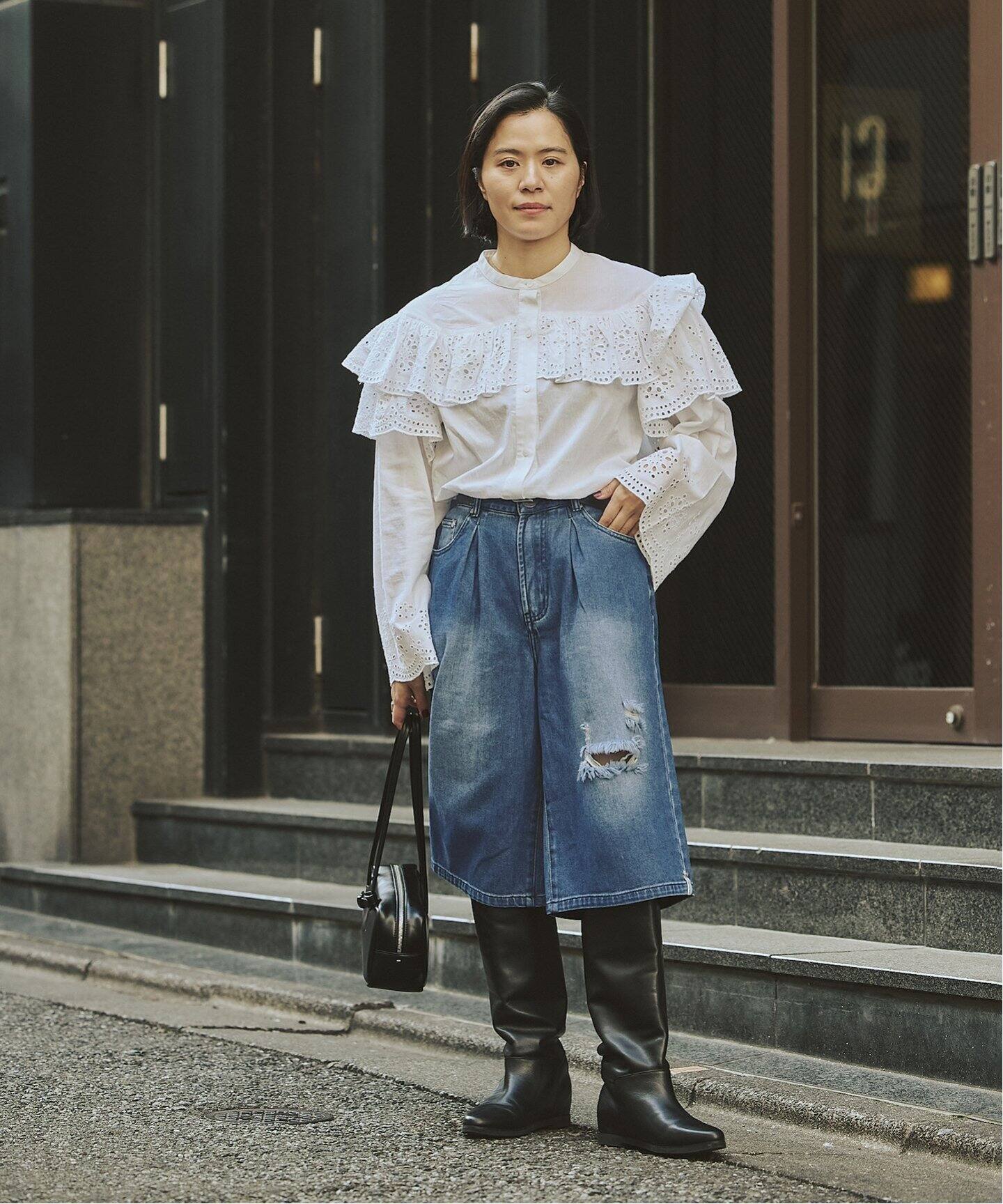 OneTeaSpoon/ワンティースプーン】LOW WAIST WIDE LEG DENIM 26720 
