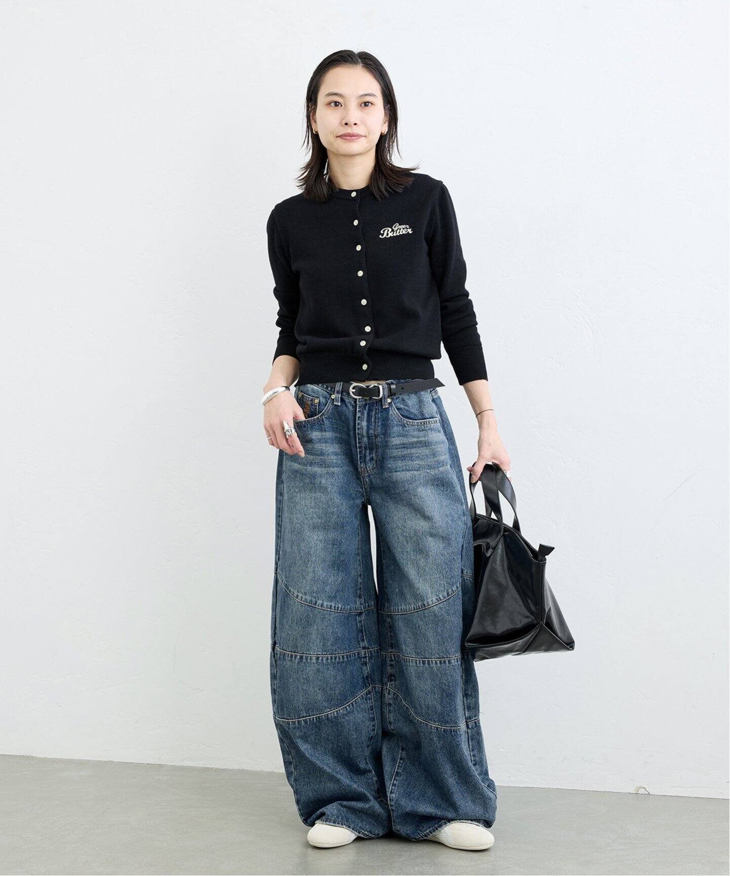 ワンティースプーン　BARREL MID WAIST DENIM JEAN OneTeaSpoon/ワンティースプーン】BARREL MID WAIST DENIM JEAN