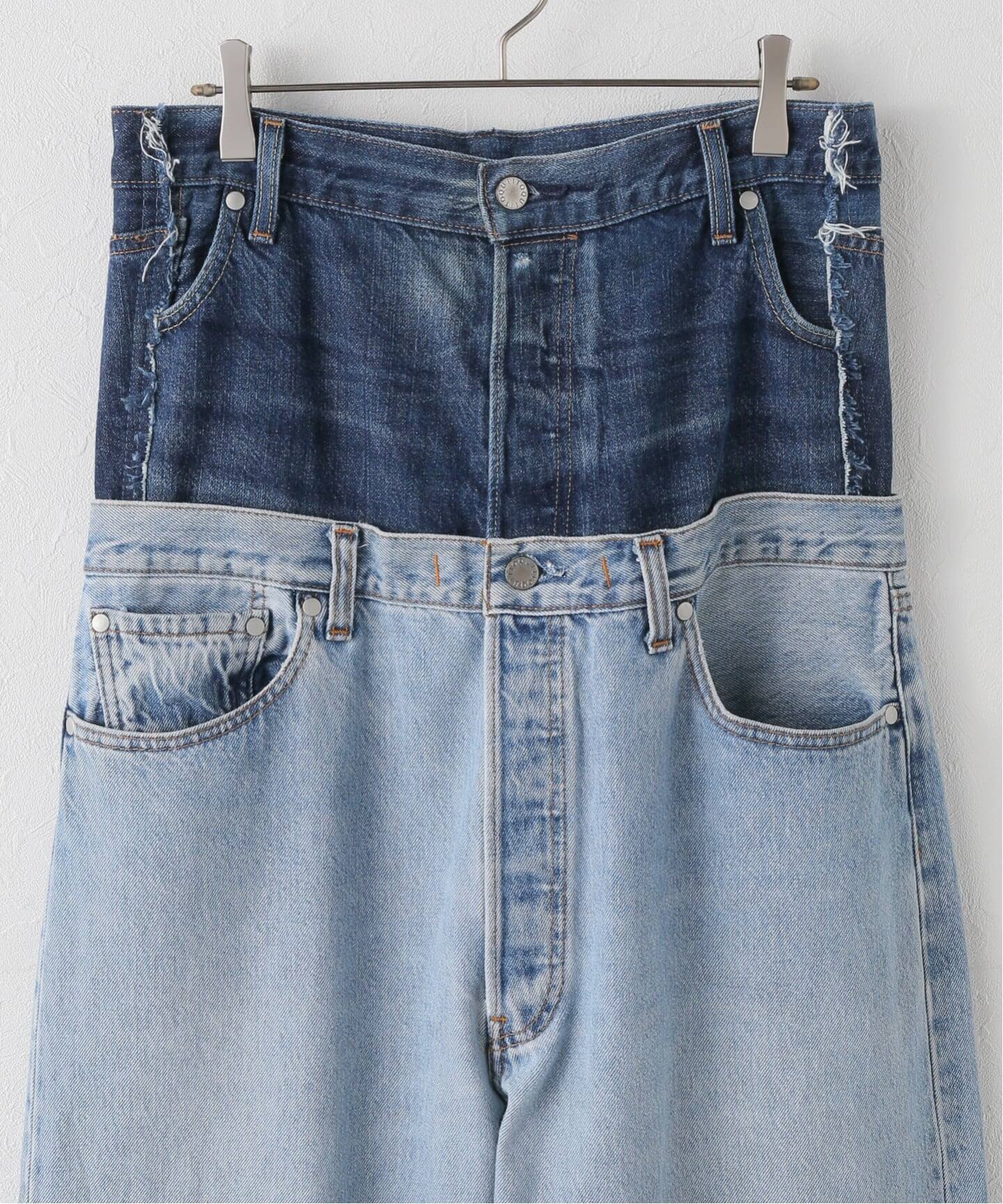 QUIITO （キート）Wウエストデニムパンツ キイト QUIITO ダブルウエスト デニムパンツ レディース W WAIST