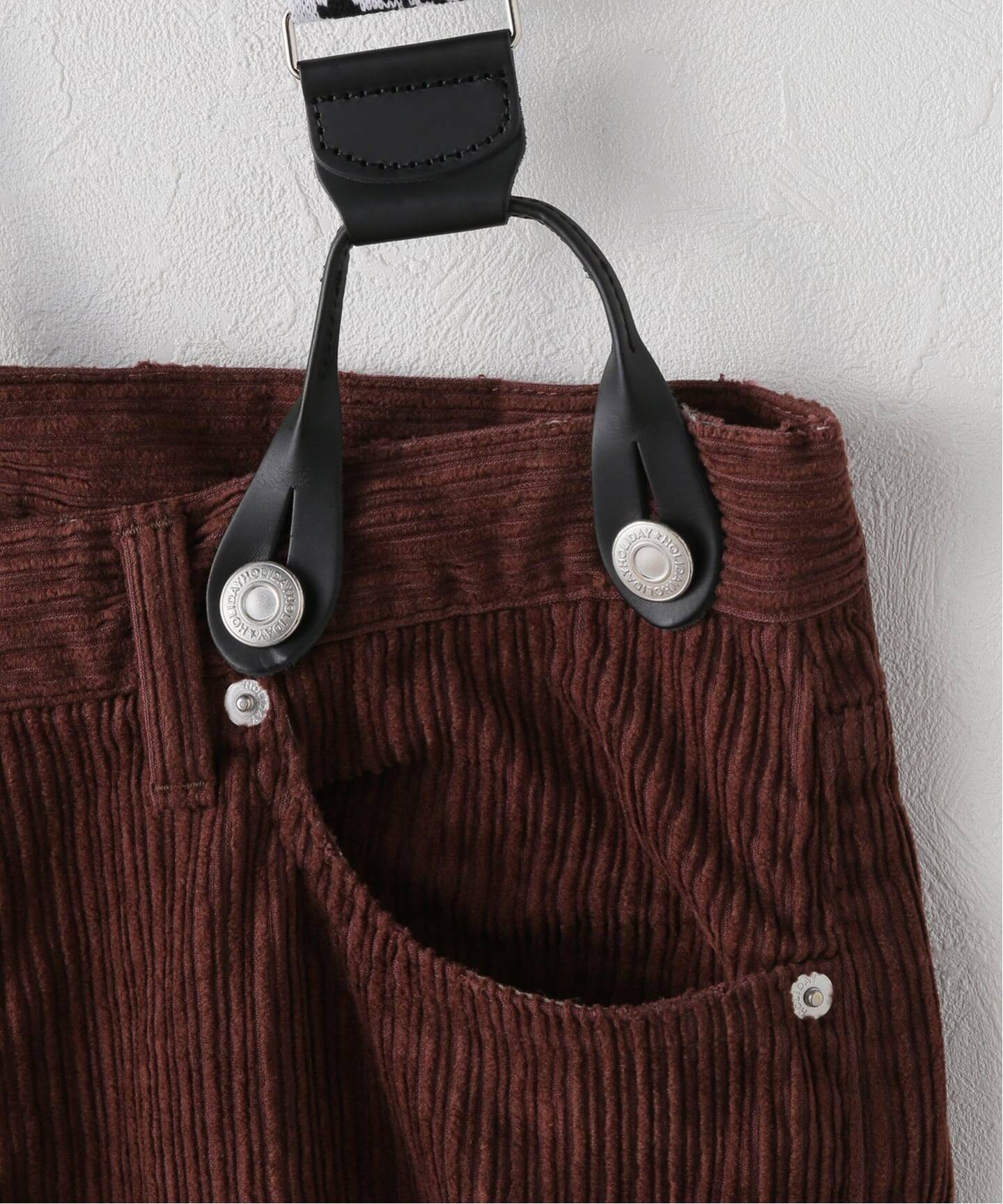 HOLIDAY/ホリデイ】 DAMAGE CORDUROY SUSPENDER PANTS（その他パンツ