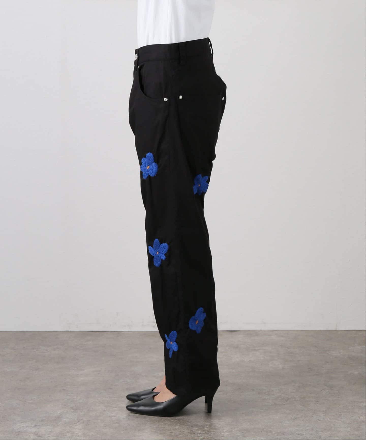 NOMA t.d. / ノーマティーディー】Floral Hand Embroidery Pants