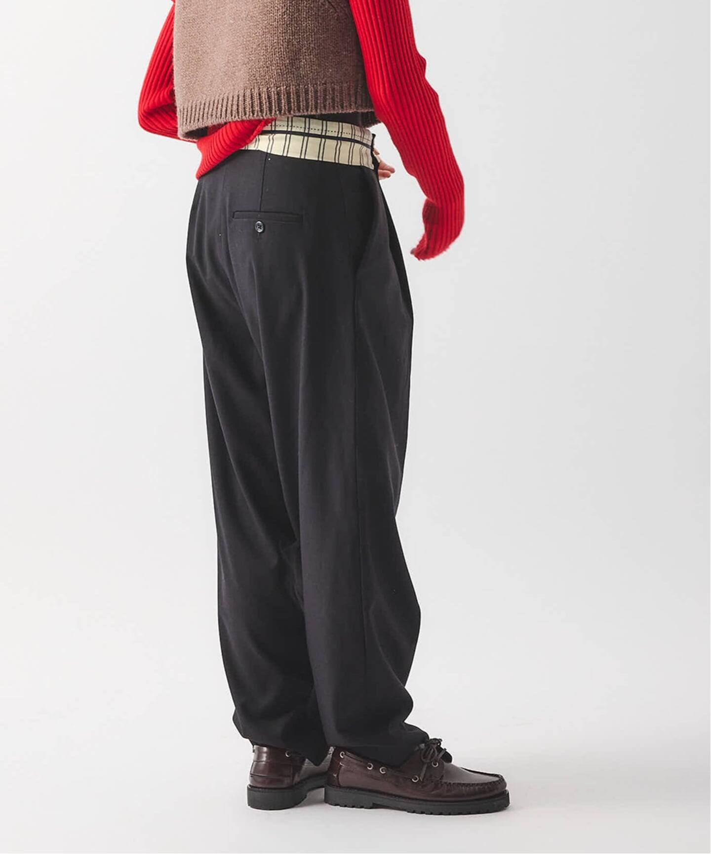 別注【Y.A.Acc】for JS Tuck Pant（スラックス）｜JOURNAL STANDARD