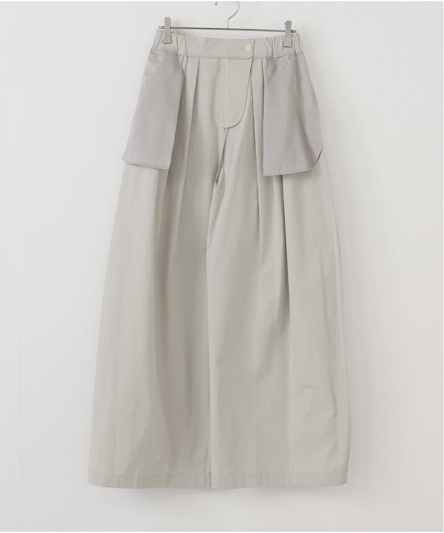 AMOMENTO / アモーメント】 THREE TUCK BANDING PANTS AM25SSW09PT 