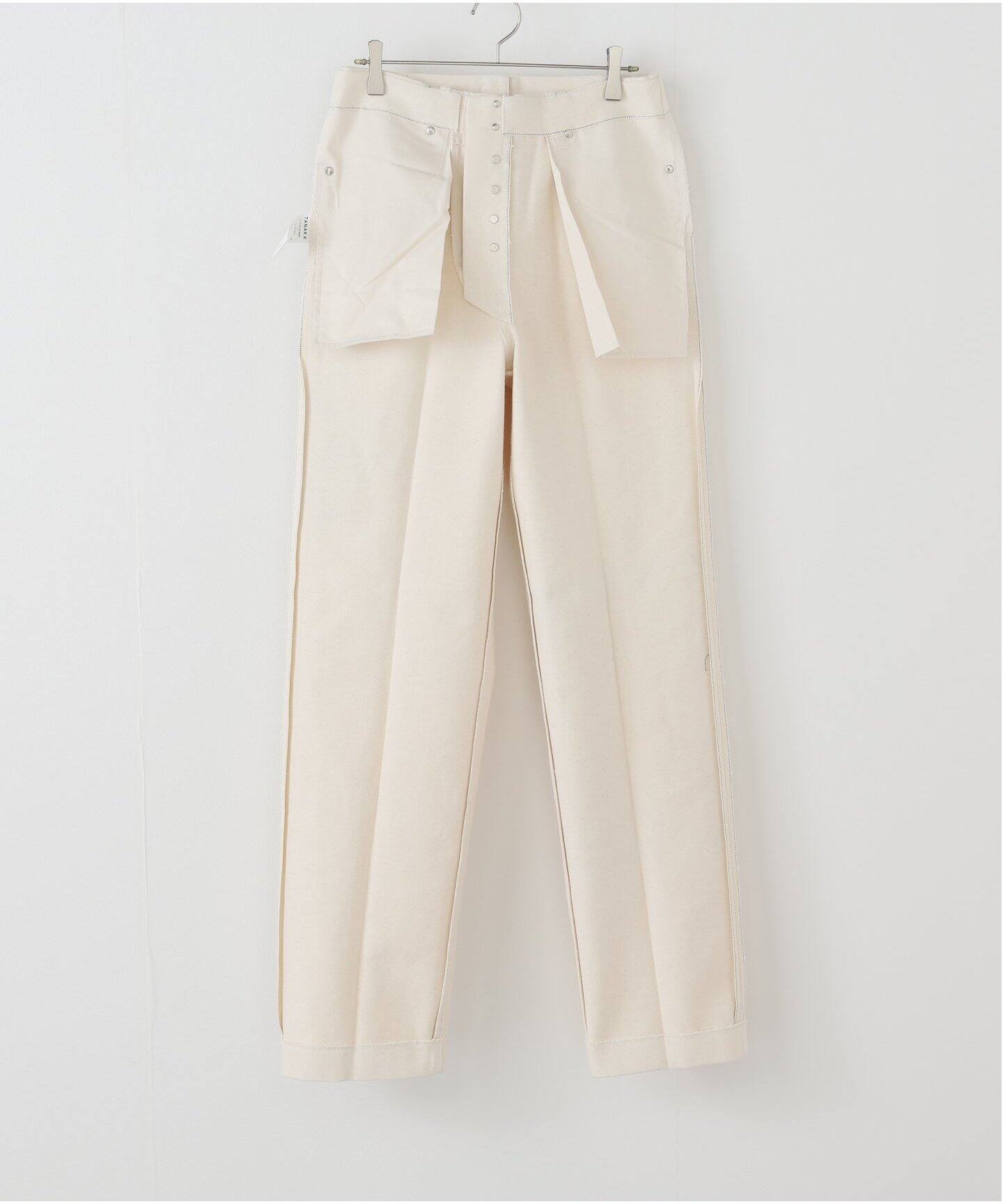 パンツ TANAKA The jean trousers (WHITE) THE JEAN TROUSERS RAW WHITE | TANAKA