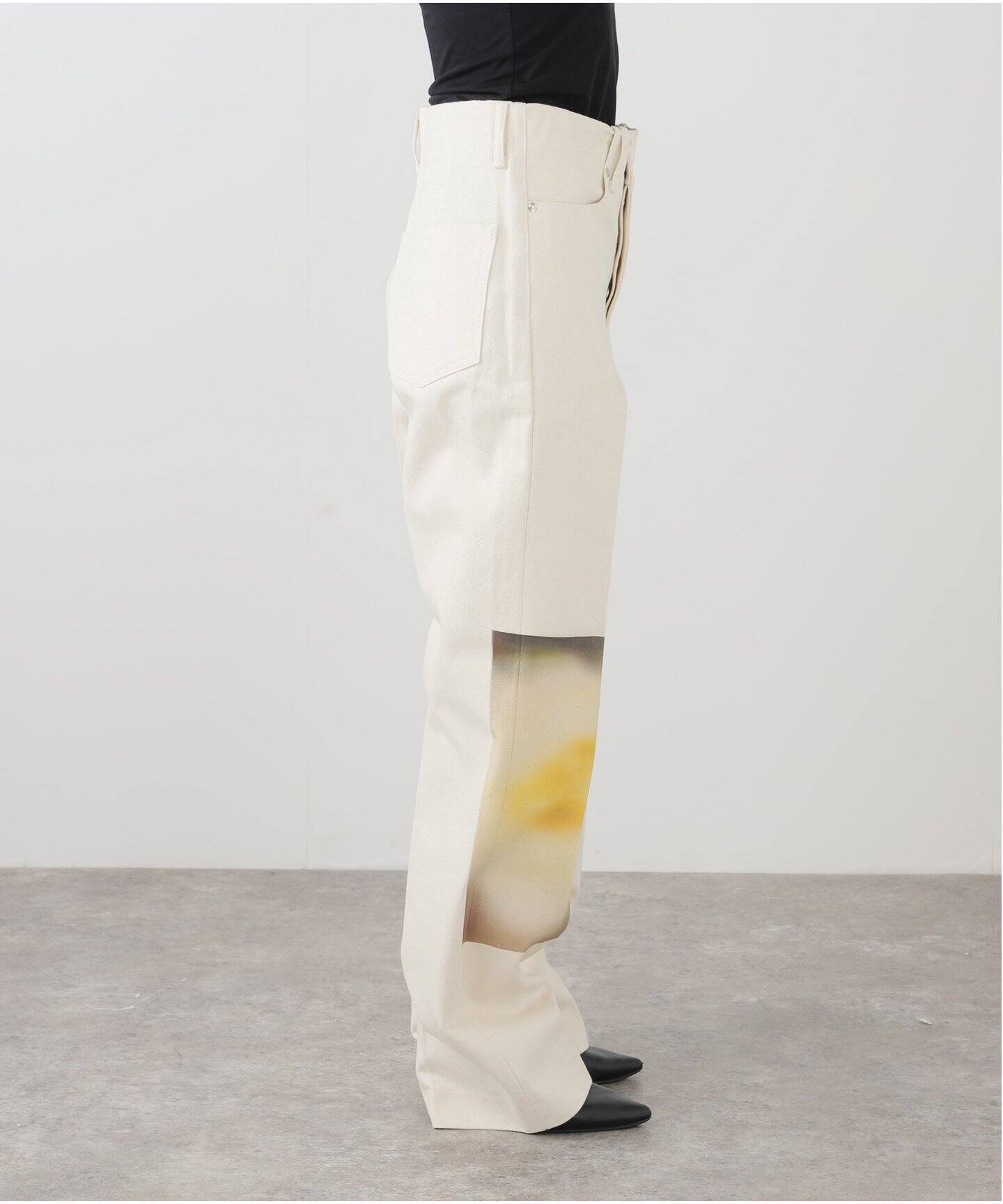 パンツ TANAKA The jean trousers (WHITE) TANAKA 