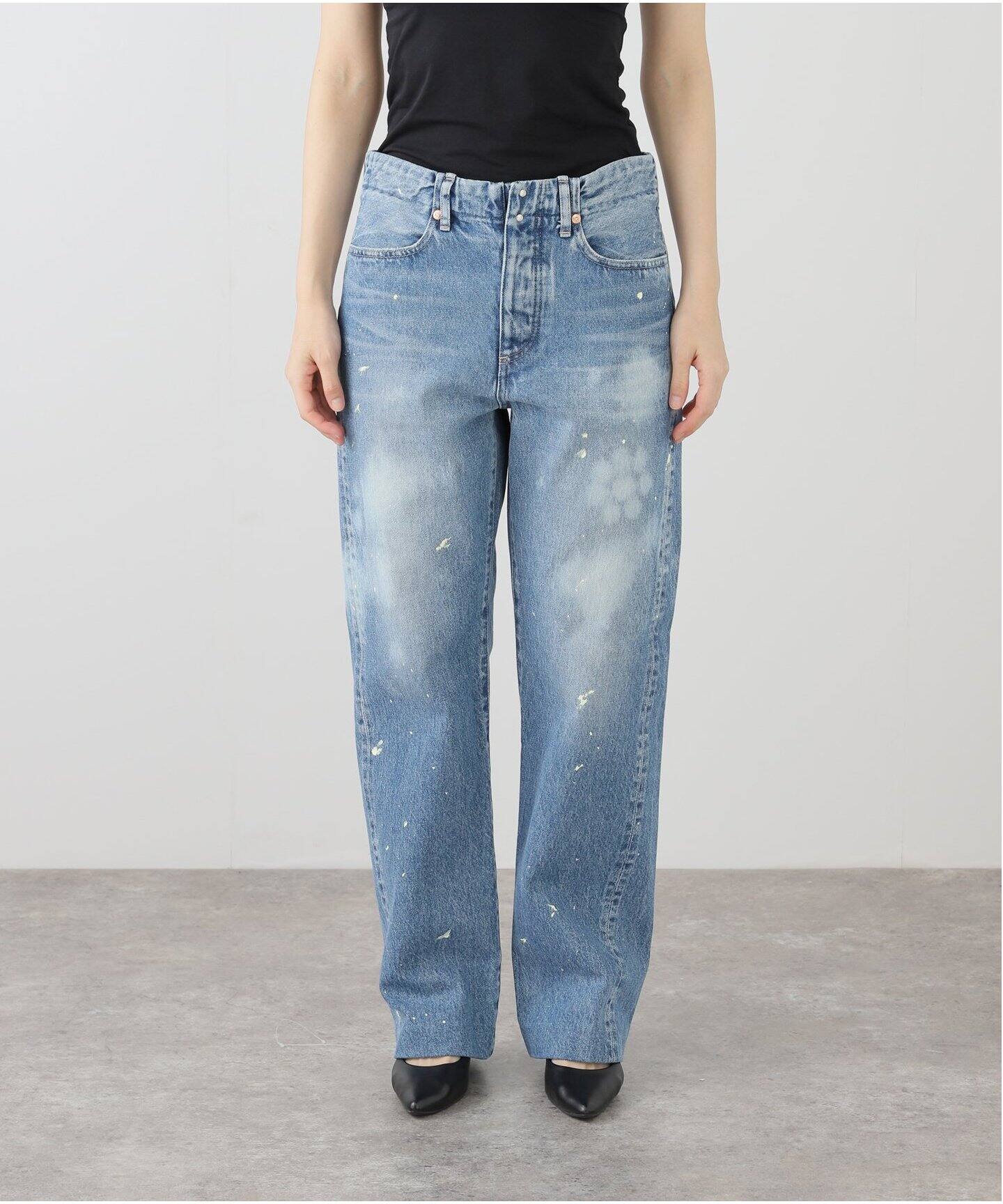 TANAKA 別注 STRAGHT JEAN TROUSER：デニムパンツ TANAKA/タナカ】EX.THE JEAN TROUSERS VINTAGE BLUE/別注デニム