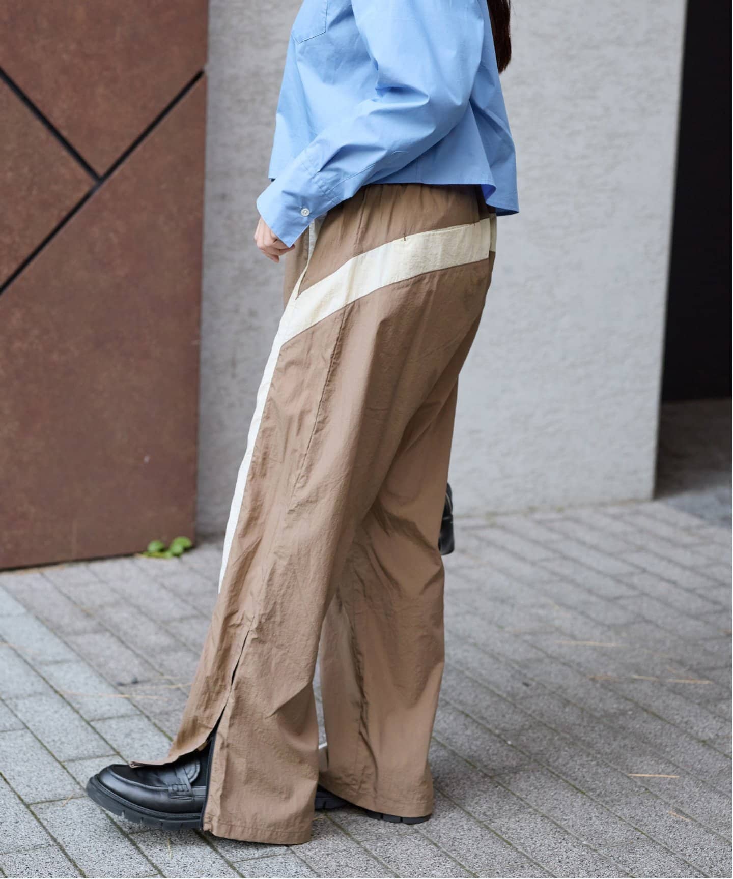 ジャーナルスタンダード　Oriens　ワイドパンツライン　スラックス　パンツ ジャーナルスタンダード Oriens ワイドパンツライン スラックス