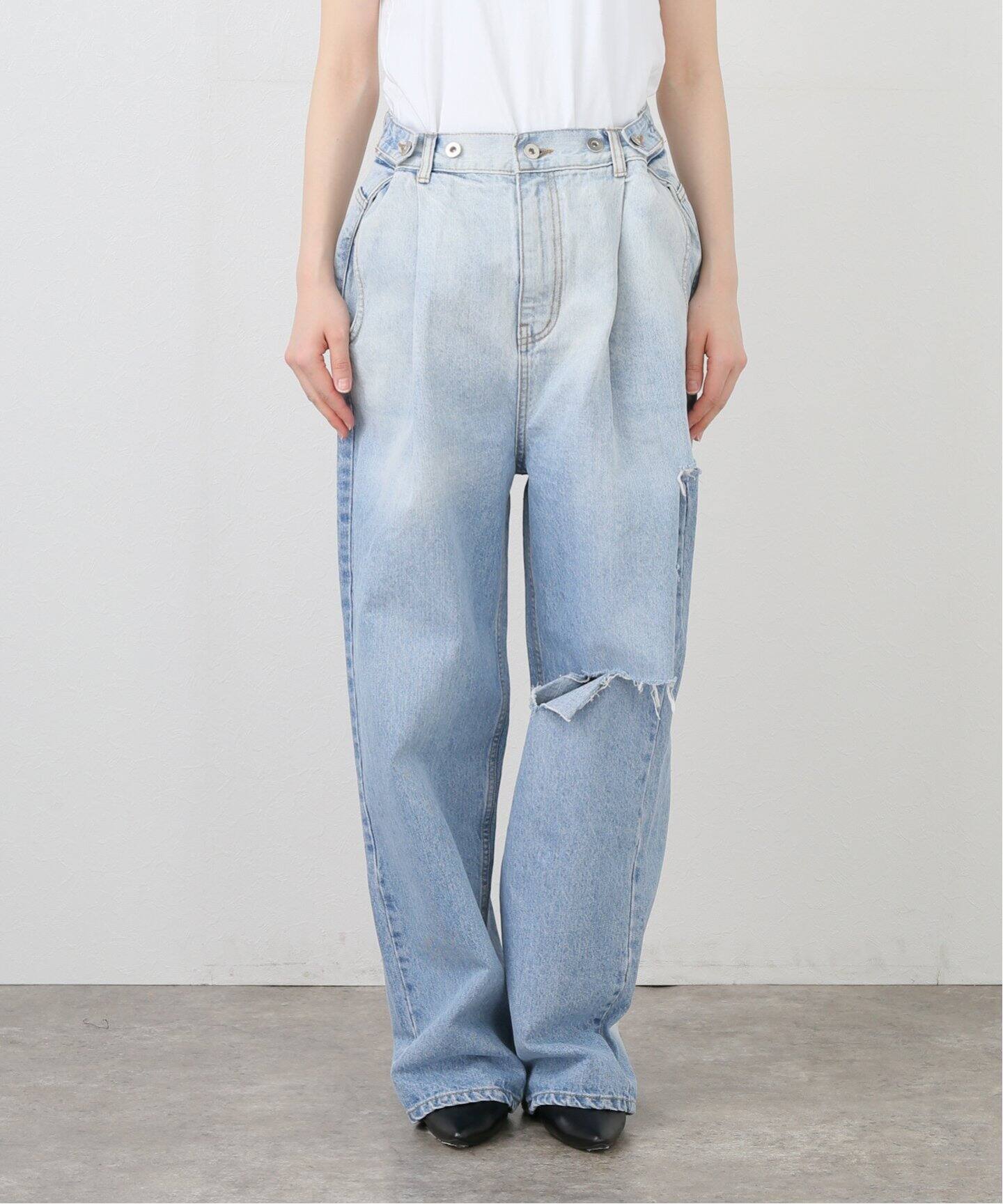TONY WACK/トニーワック】 WAIST TAB DENIM JEANS（デニムパンツ 