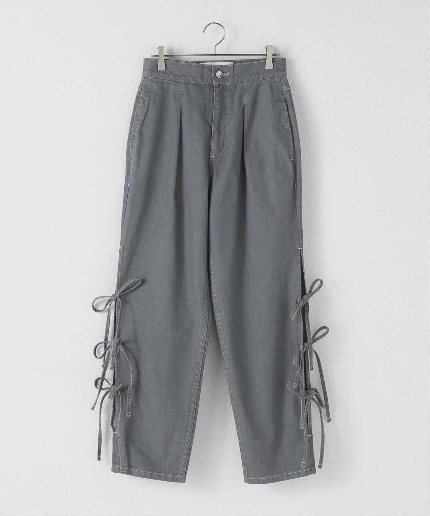 LIVINGTONE/リヴィントーン】 JAZ Side slit with bow（デニム