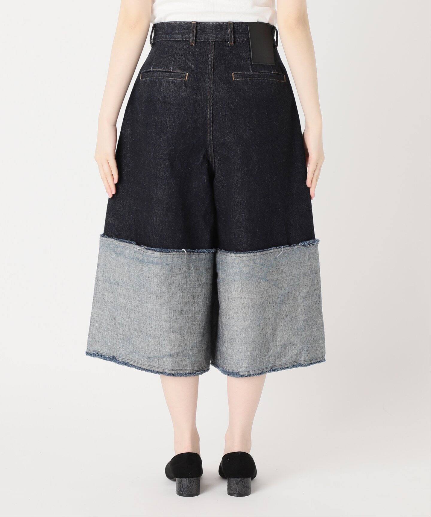 LIVINGTONE リヴィントーン DOLK-3 WIFE LEG デニム LIVINGTONE ジーンズ デニム デニムパンツ LIVINGTONE(リヴィン
