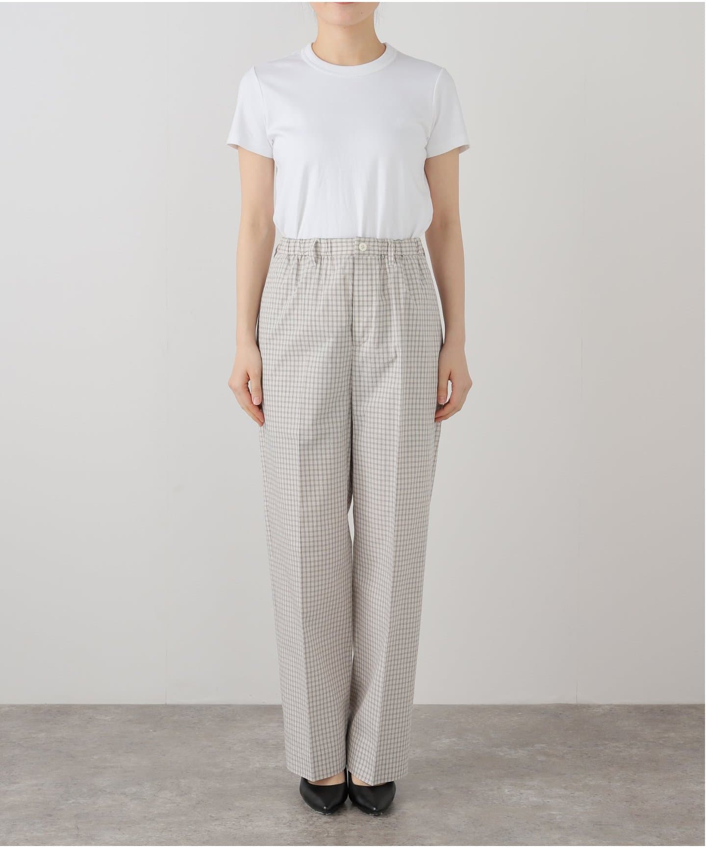 HOLIDAY WASHED CHECK DRAWSTRINGS SHIRT PANTS ELENDEEKetc